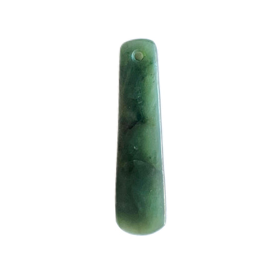 Vintage poumanu nephrite jade toki pendant