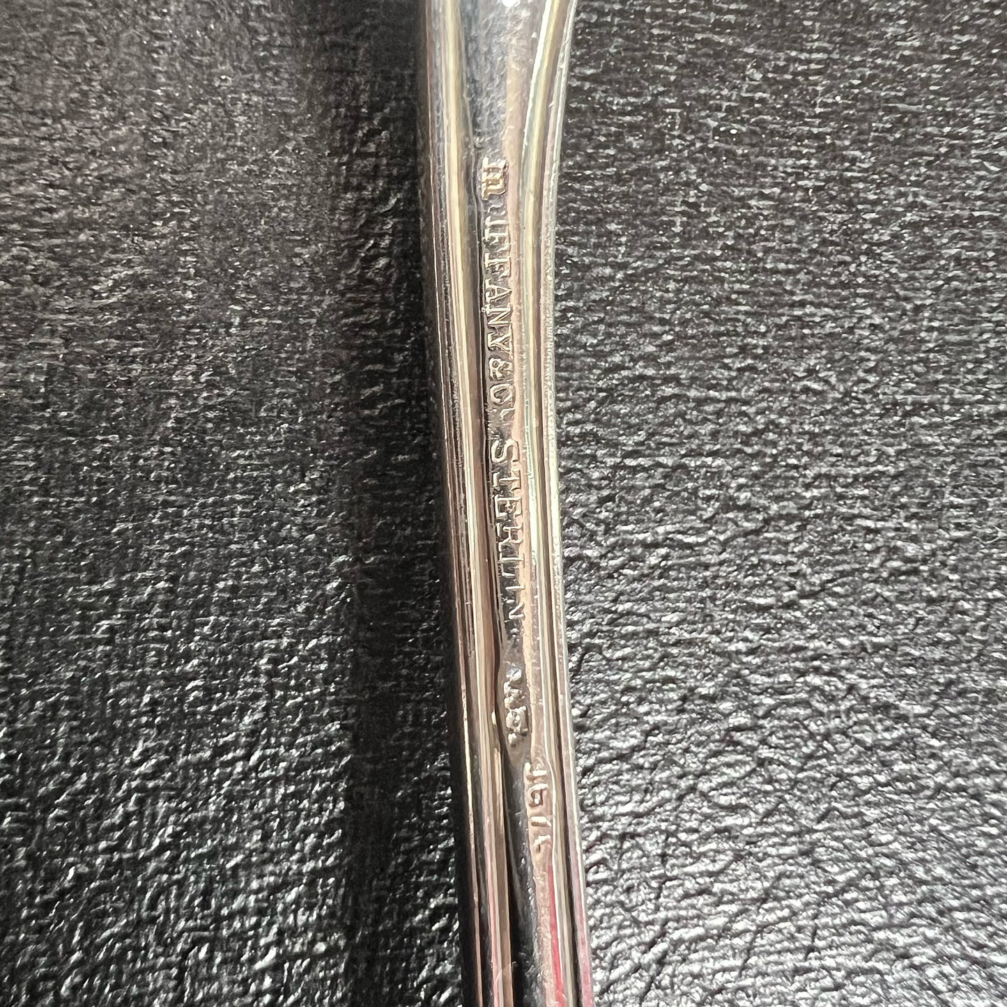 Set of 4 antique Tiffany & Co. Palm Pattern sterling silver dinner forks