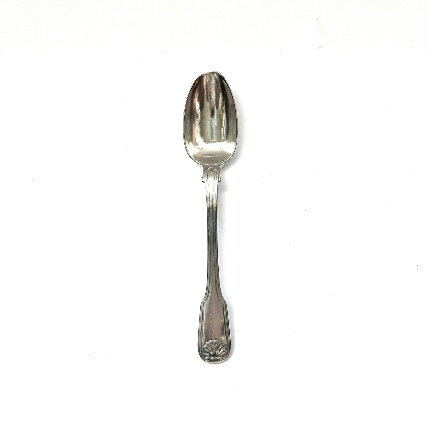 Antique Chinese export silver spoon, Sun Shing, Canton circa 1790 to 1830