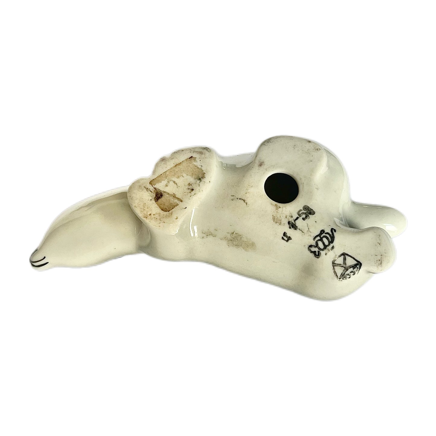 Vintage Lomonosov badger figurine, circa 1950s