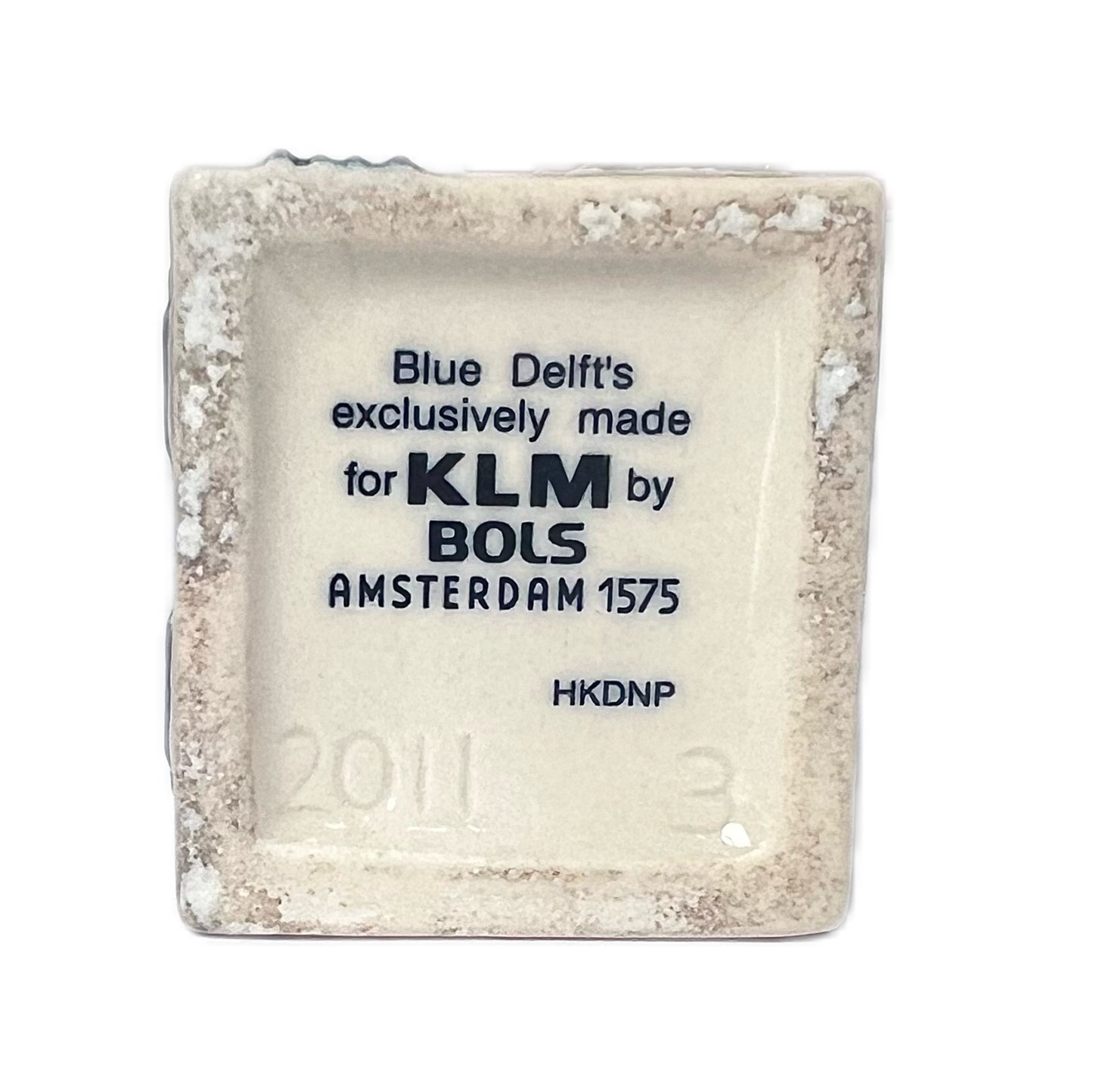 Vintage KLM Delft miniature house novelty decanter House #3