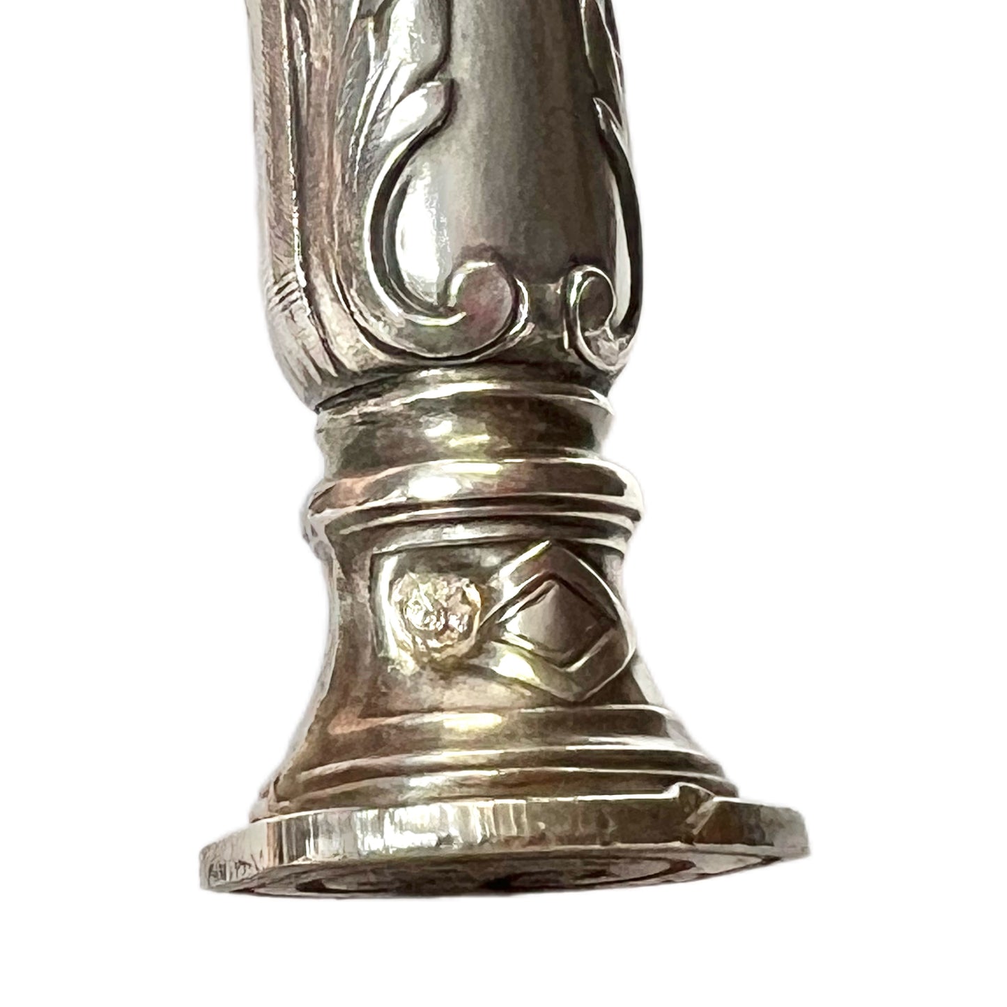 Antique 1900s French .950 silver seal with original retailer’s case