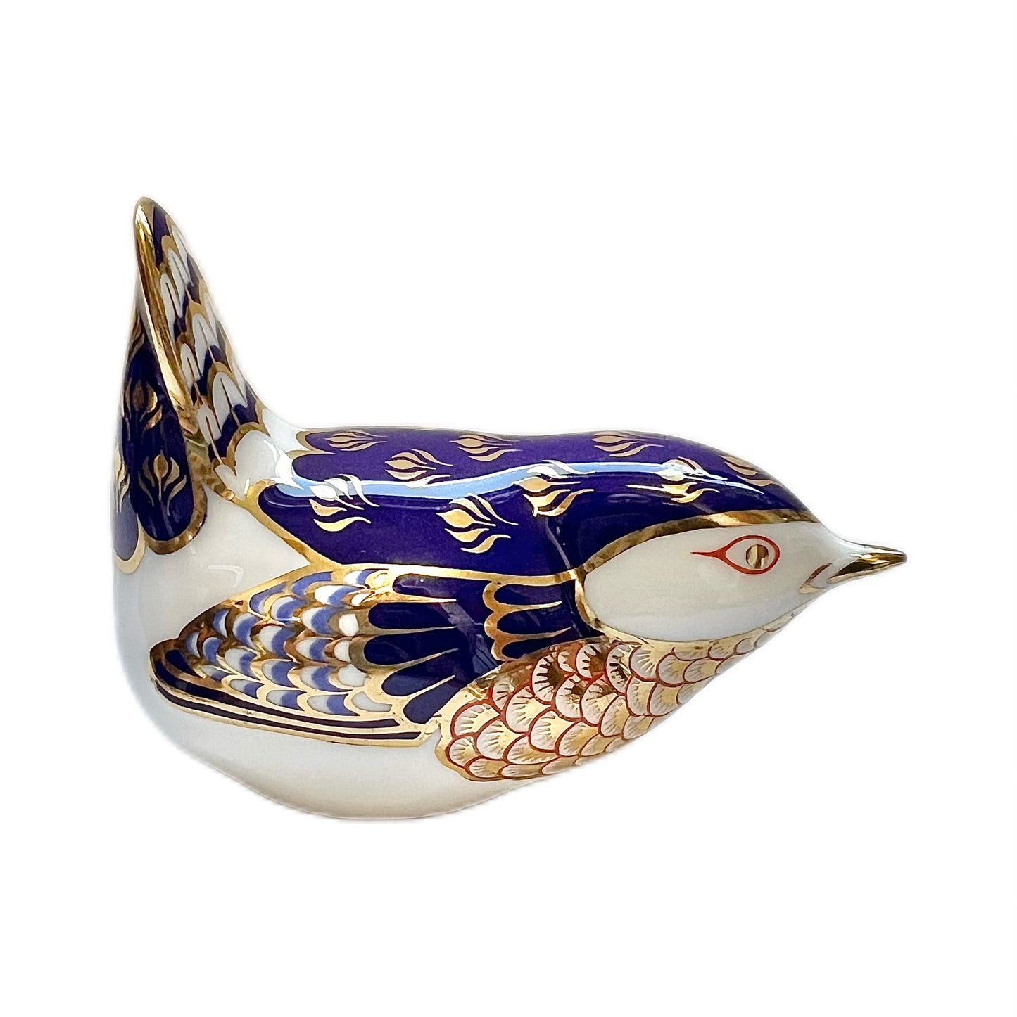 Vintage Royal Crown Derby Wren figurine circa 1986