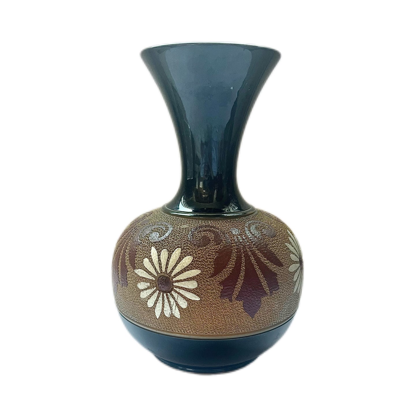 Pair of Art Nouveau stoneware vases, Langley Mill Pottery England