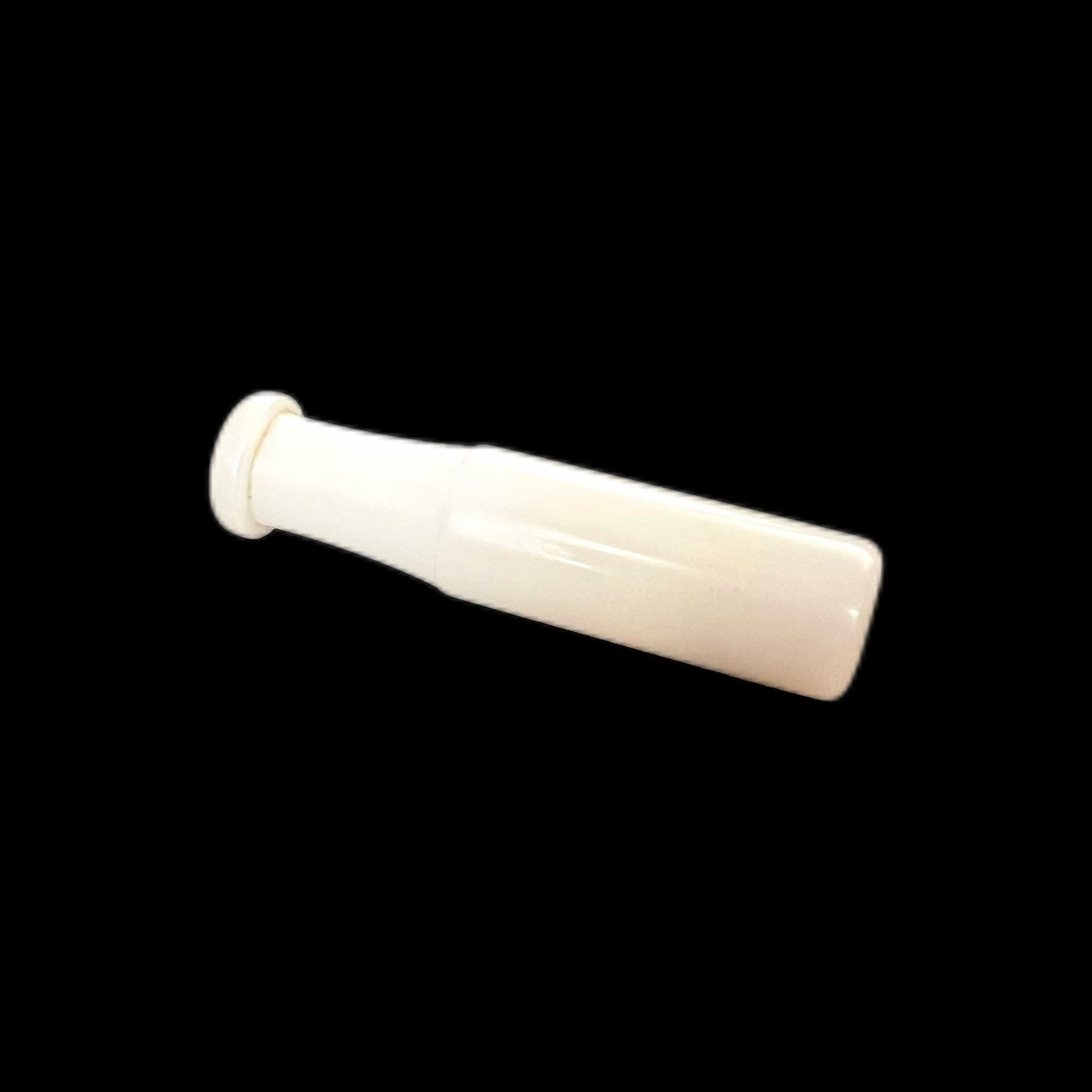 Vintage Chinese white jade cheroot holder
