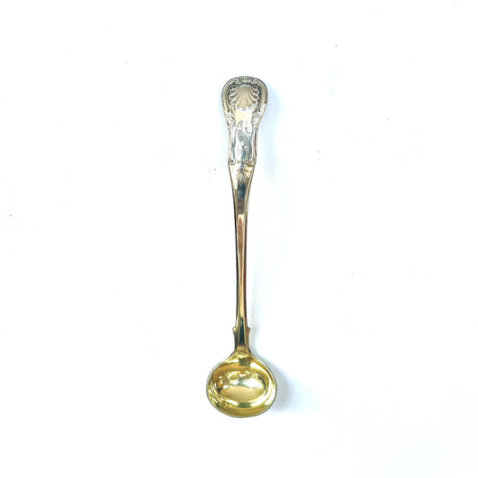 Cucharón para condimentos de plata escocesa victoriana alta, con marcas de Edimburgo 1848, Robb & Whitlett
