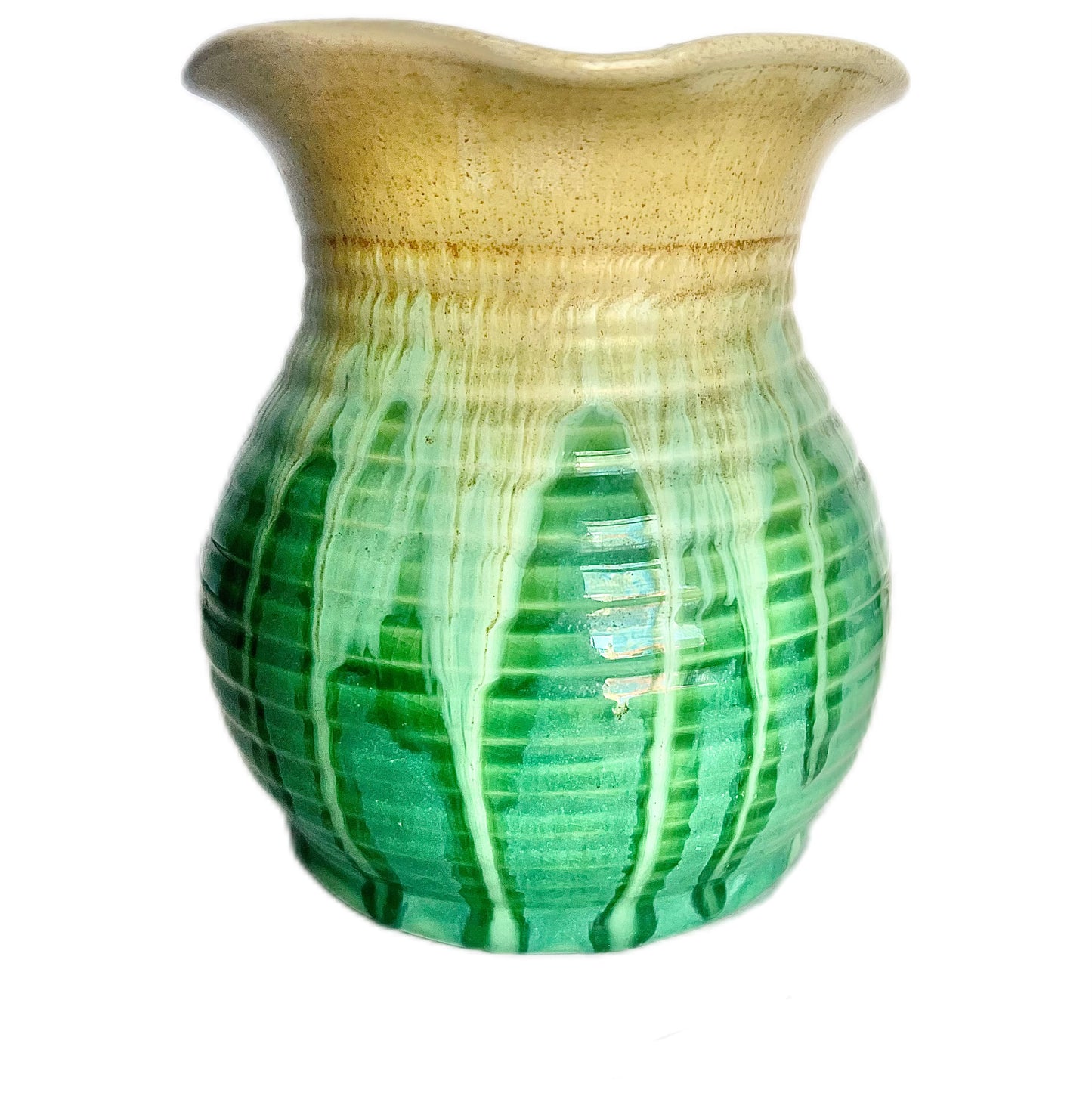 Vintage Australian Art Deco pottery Remued Later Series vase, pattern 28