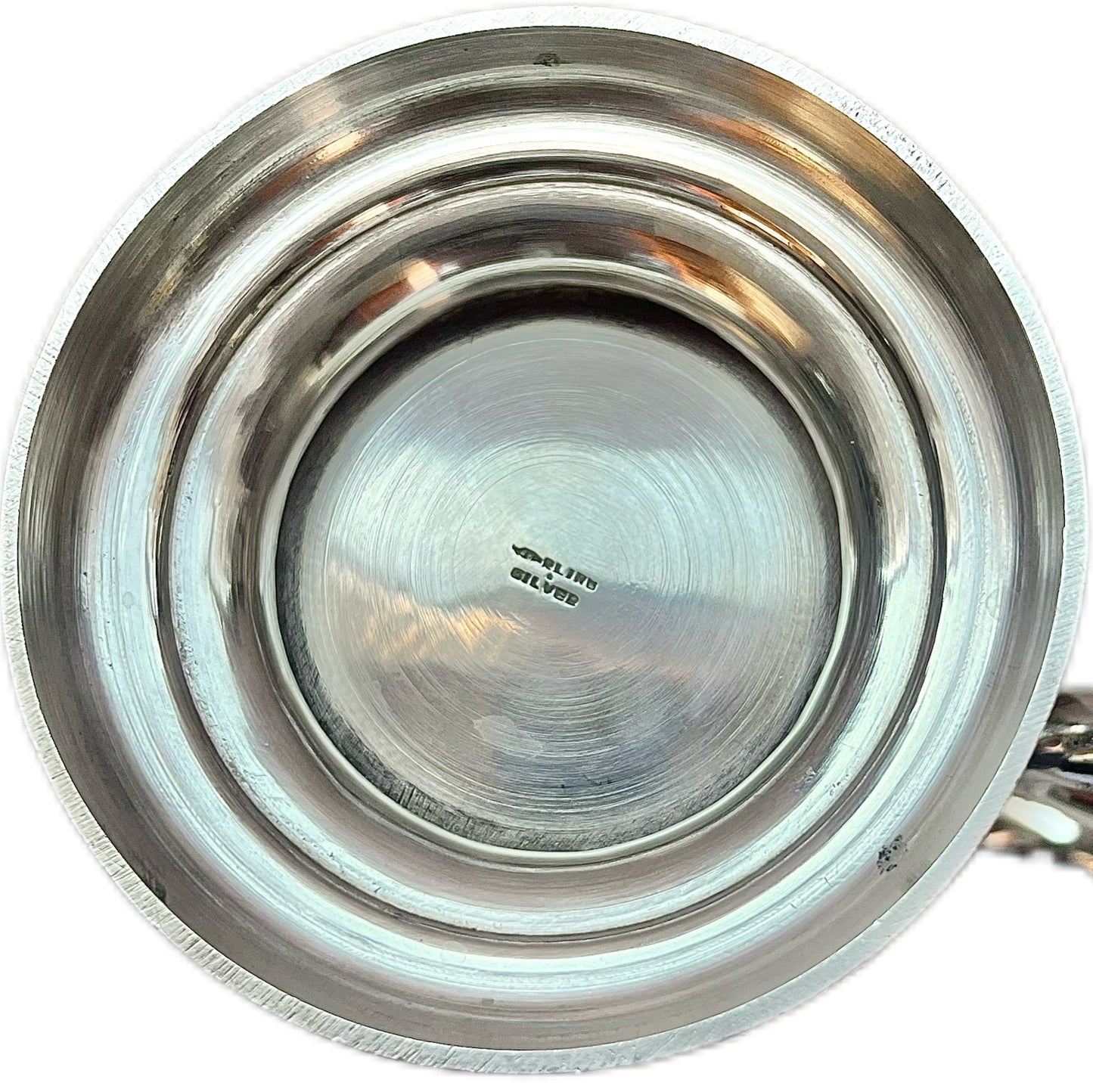 6 substantial 1920s to 1930s British Raj Anglo-Indian sterling silver tankards