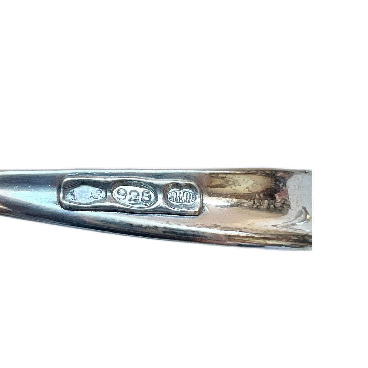 Pair of Italian sterling silver napkin rings by UnoAErre