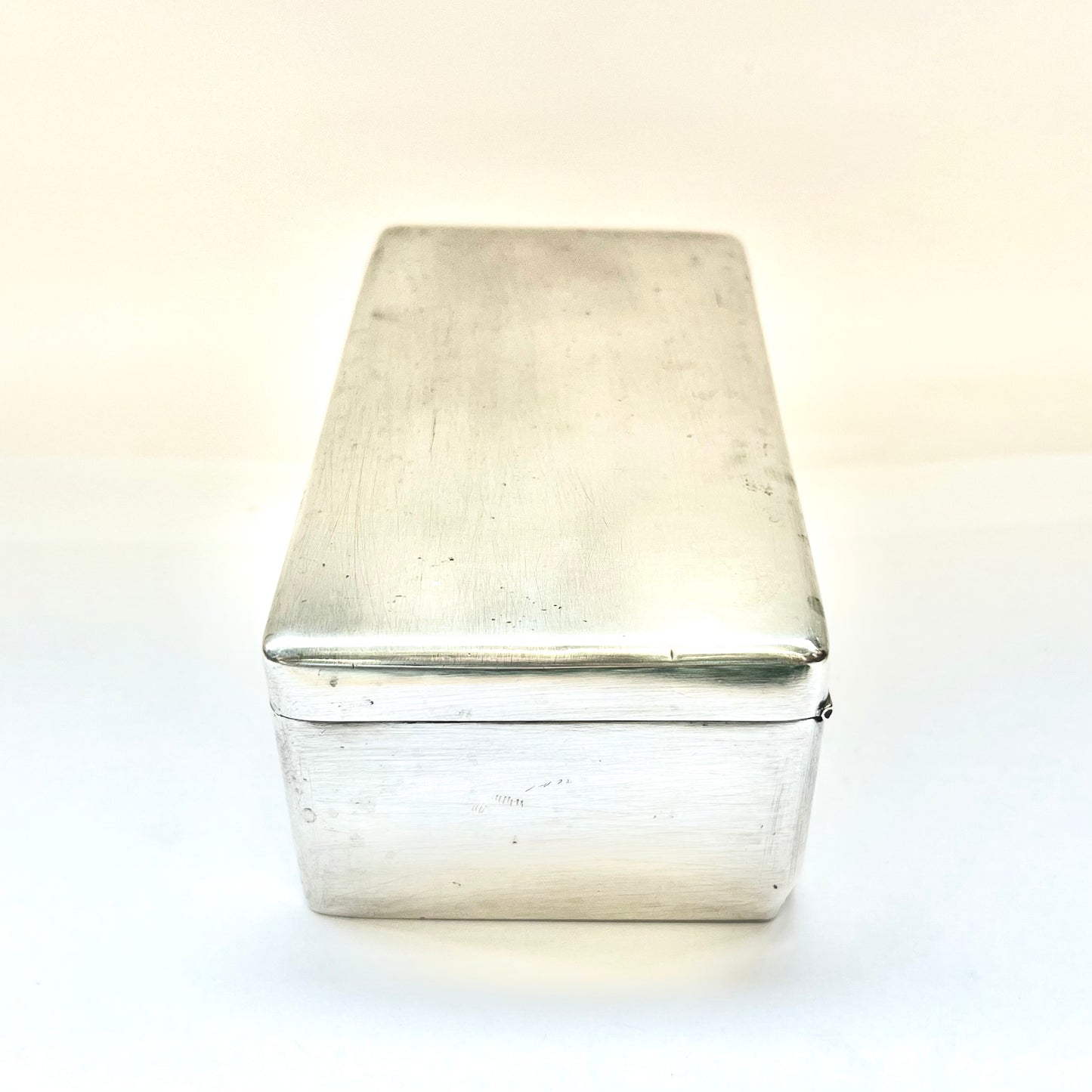 Mid to late 19th century Chinese export silver sandwich box, Wang Hing