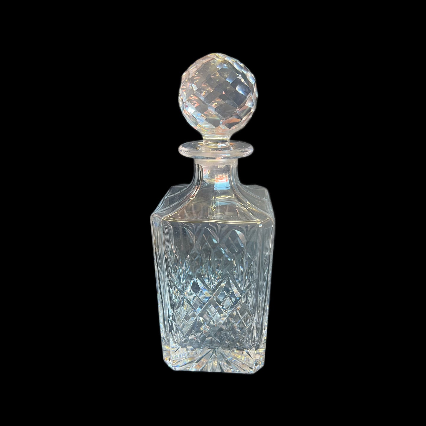 Vintage Mappin & Webb hand-cut crystal decanter