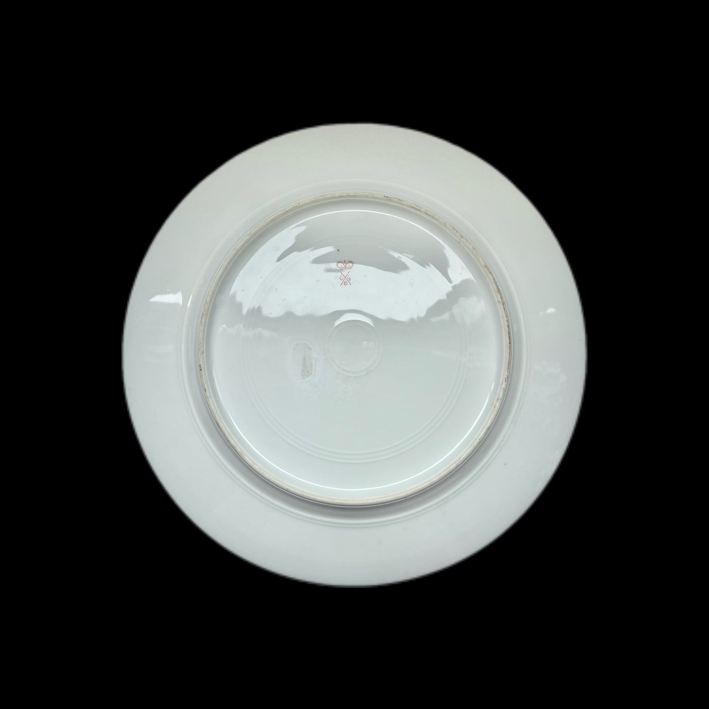Antiguo plato de porcelana Derby de la época de la Regencia, pintado a mano, con el texto "Hunting"