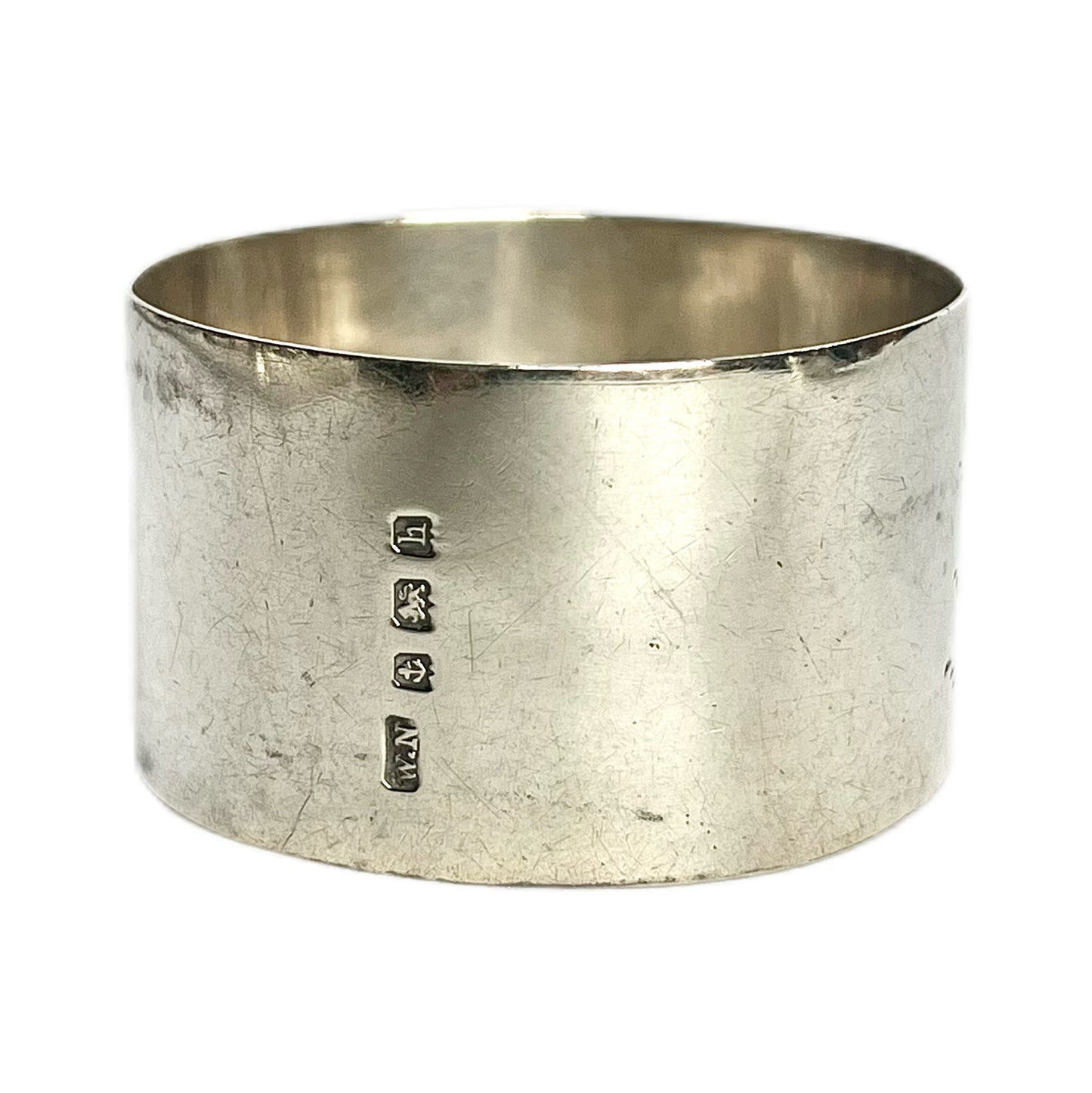 Antique Edwardian sterling silver napkin ring