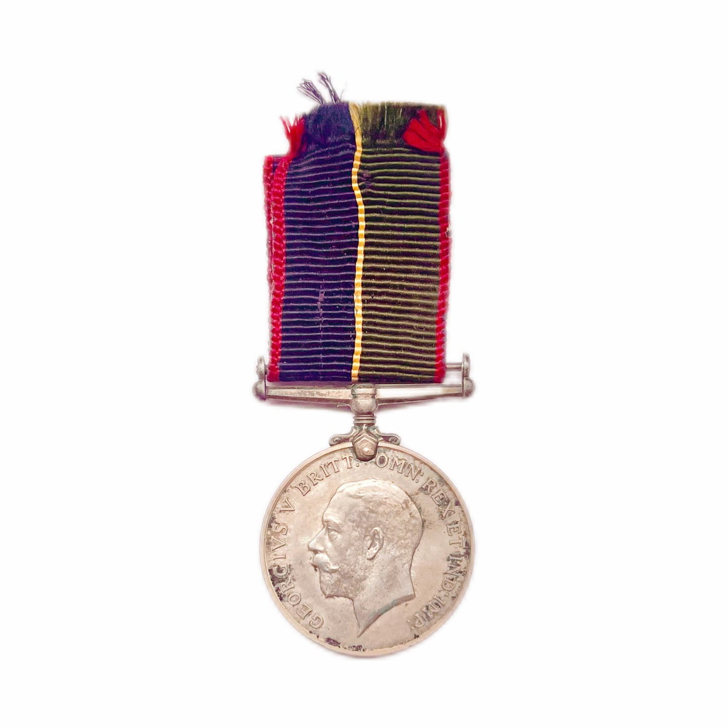 Medalla al servicio de la Primera Guerra Mundial británica del cabo interino Douglas Radcliffe Webb