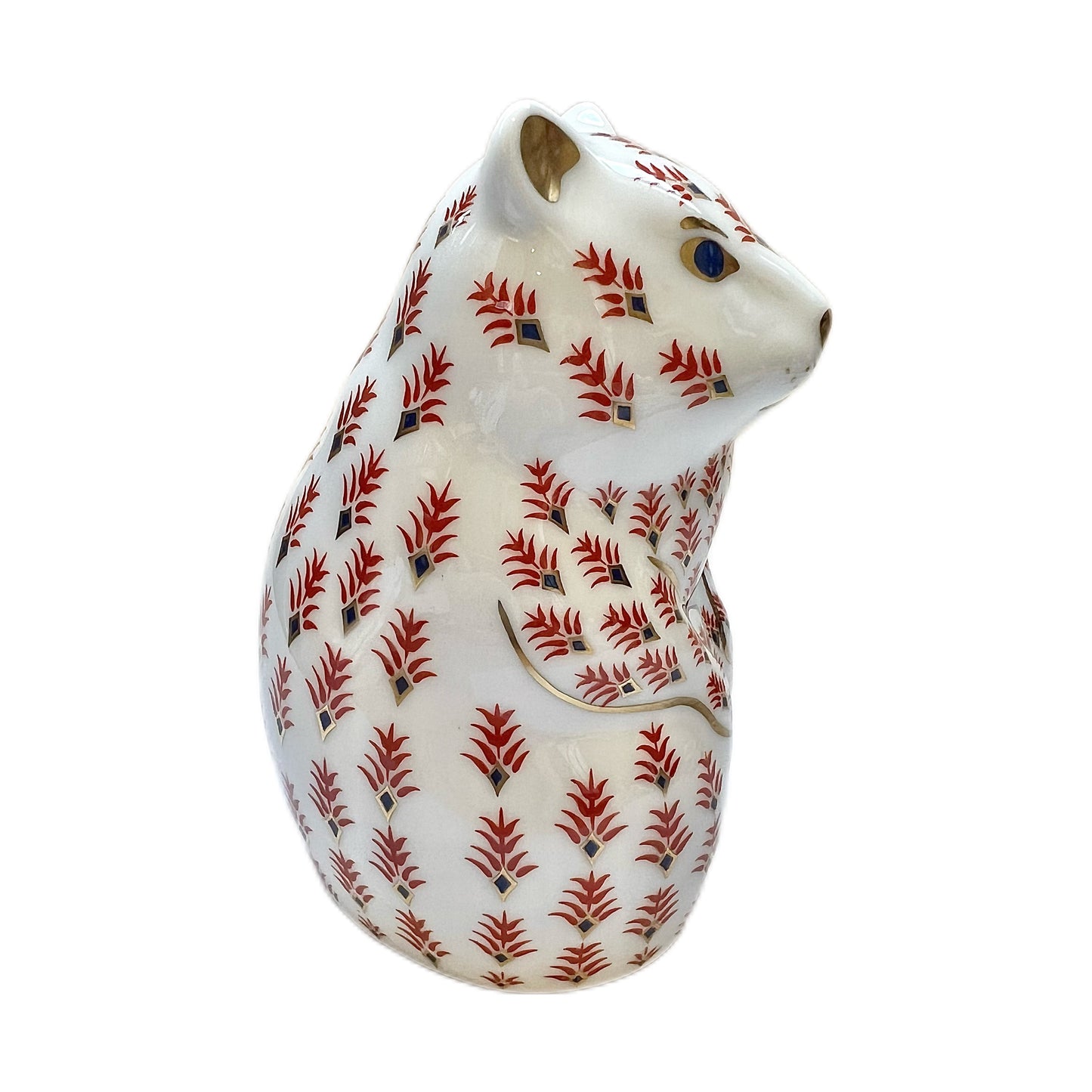 Vintage Royal Crown Derby hamster figurine, 1980s
