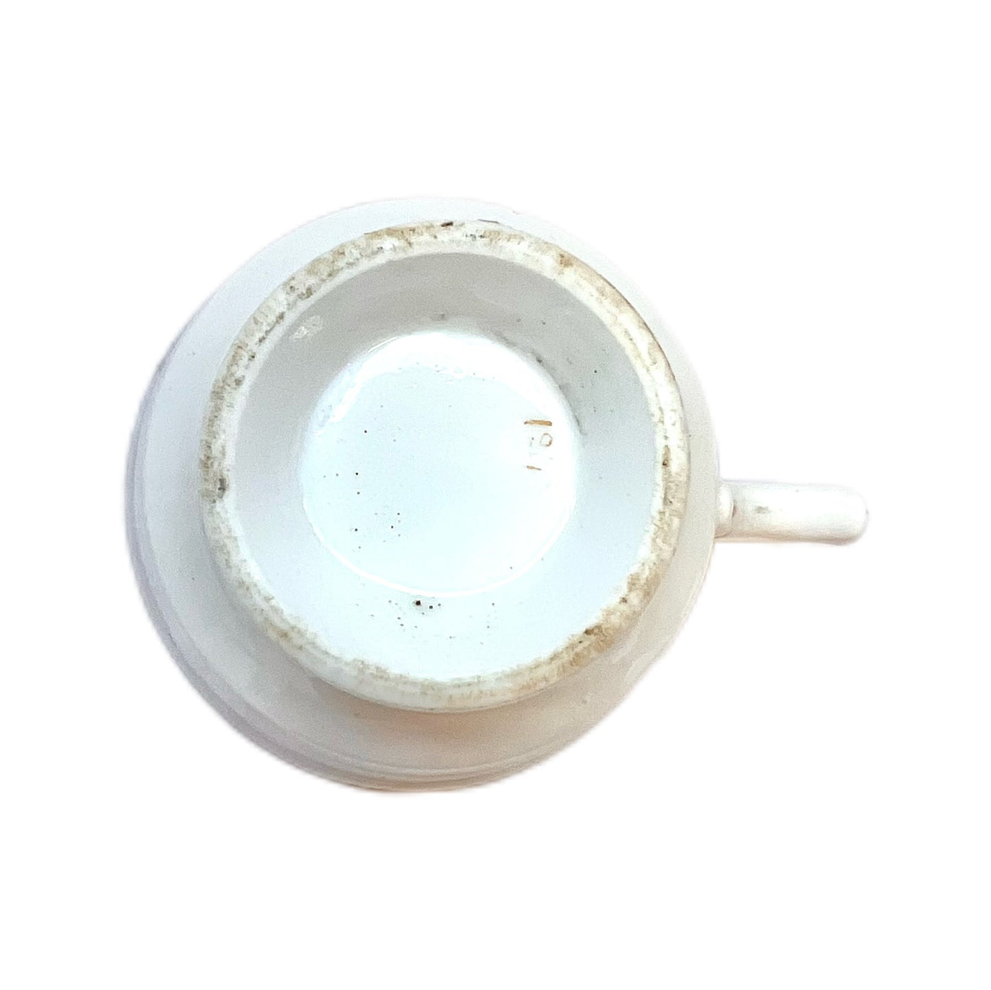 Late Georgian cobalt and gilt detailed teacup with a beautiful pattern