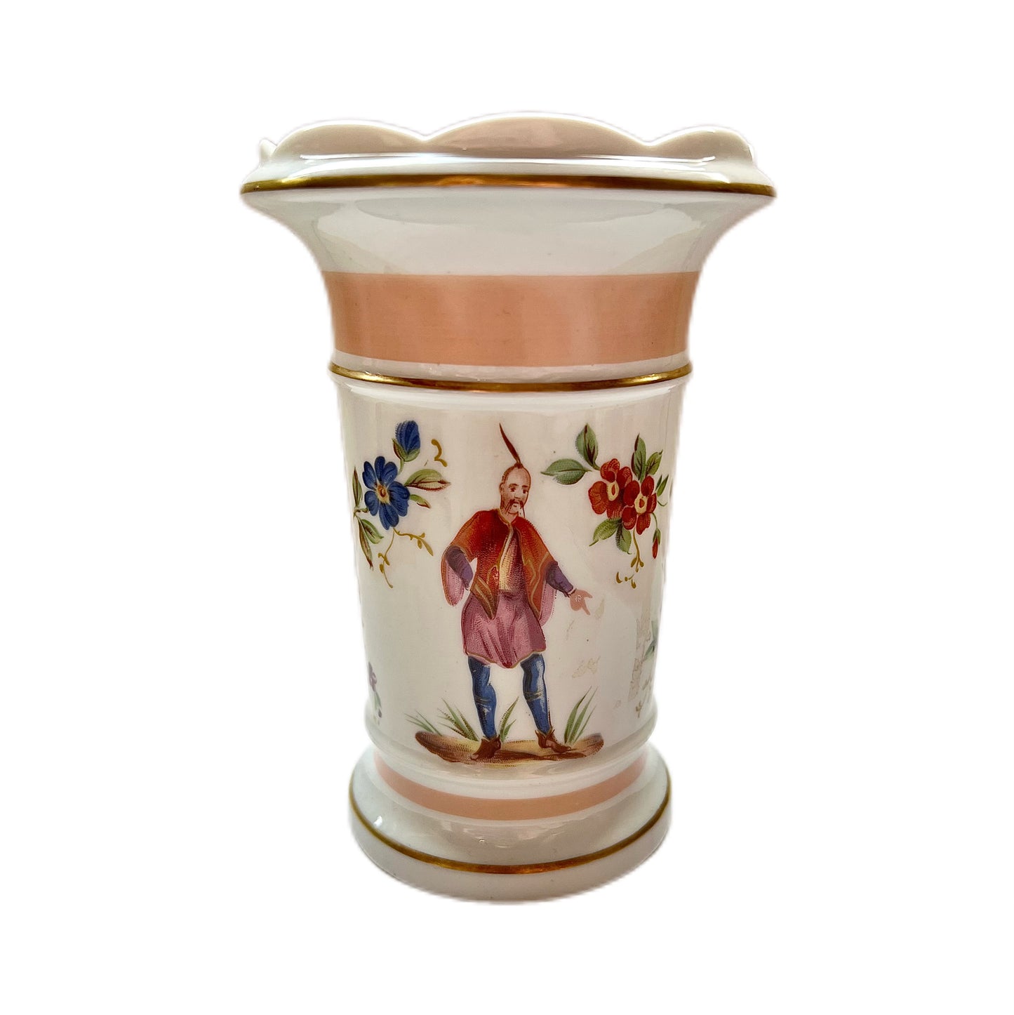 Vintage spill vase made by Vista Alegre for Mottahedeh