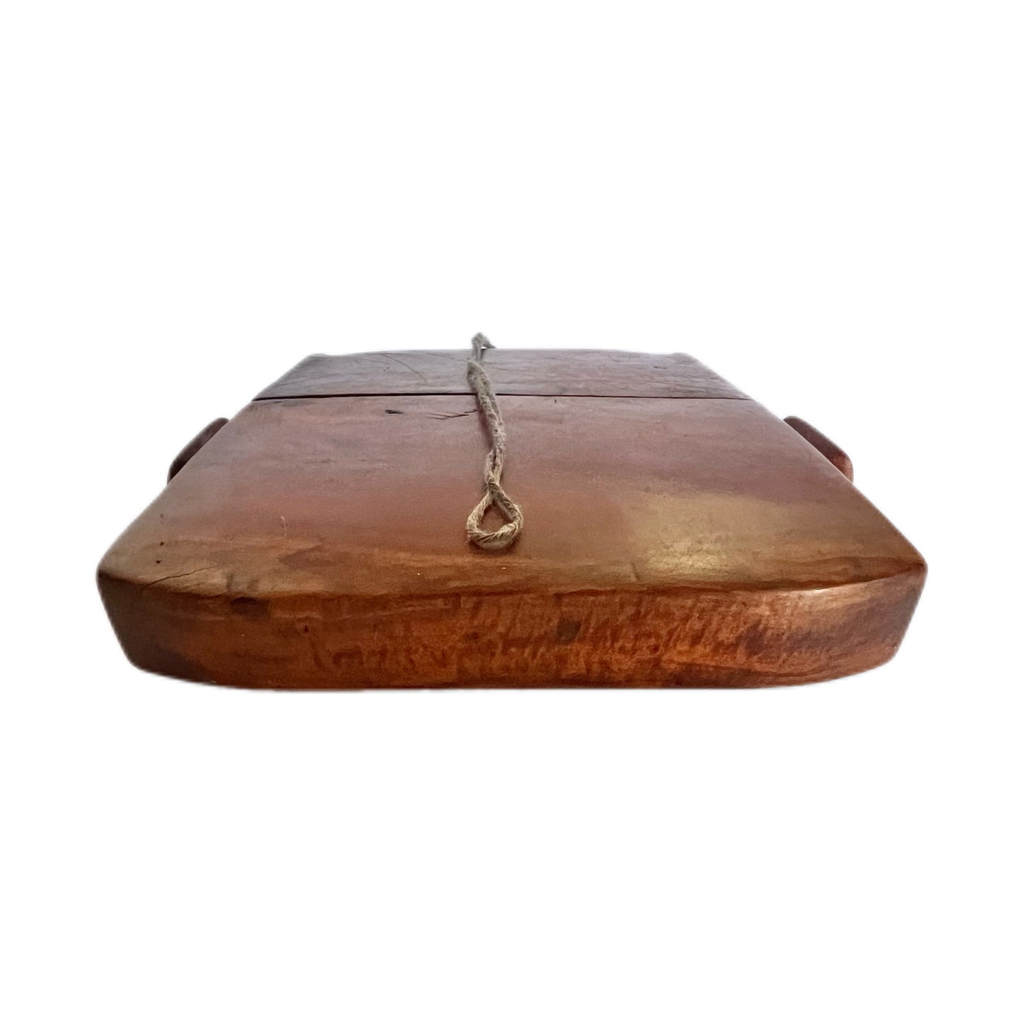 Antique traditional “Tongal” wooden tobacco or betel lime box, Sumba Island, Indonesia