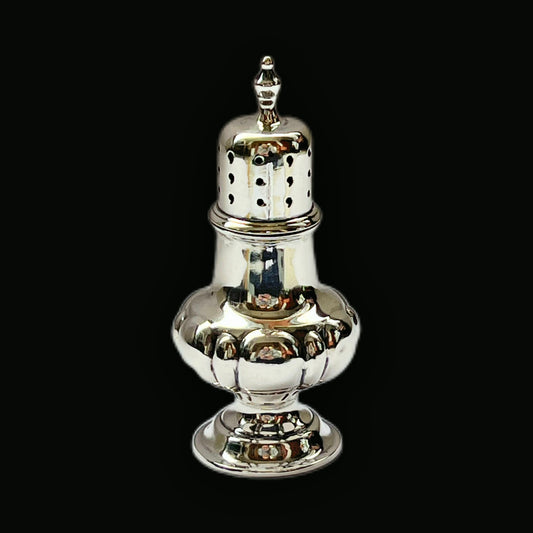 Antique Edwardian sterling silver pepperette, Deakin & Francis