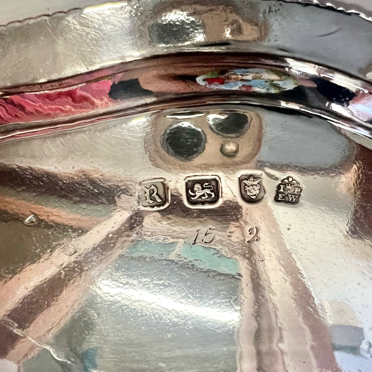 George III crested sterling silver salver, John Parker I & Edward Wakelin