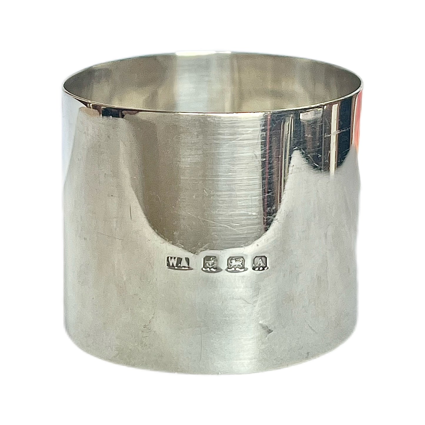 Antique sterling silver napkin ring circa 1925