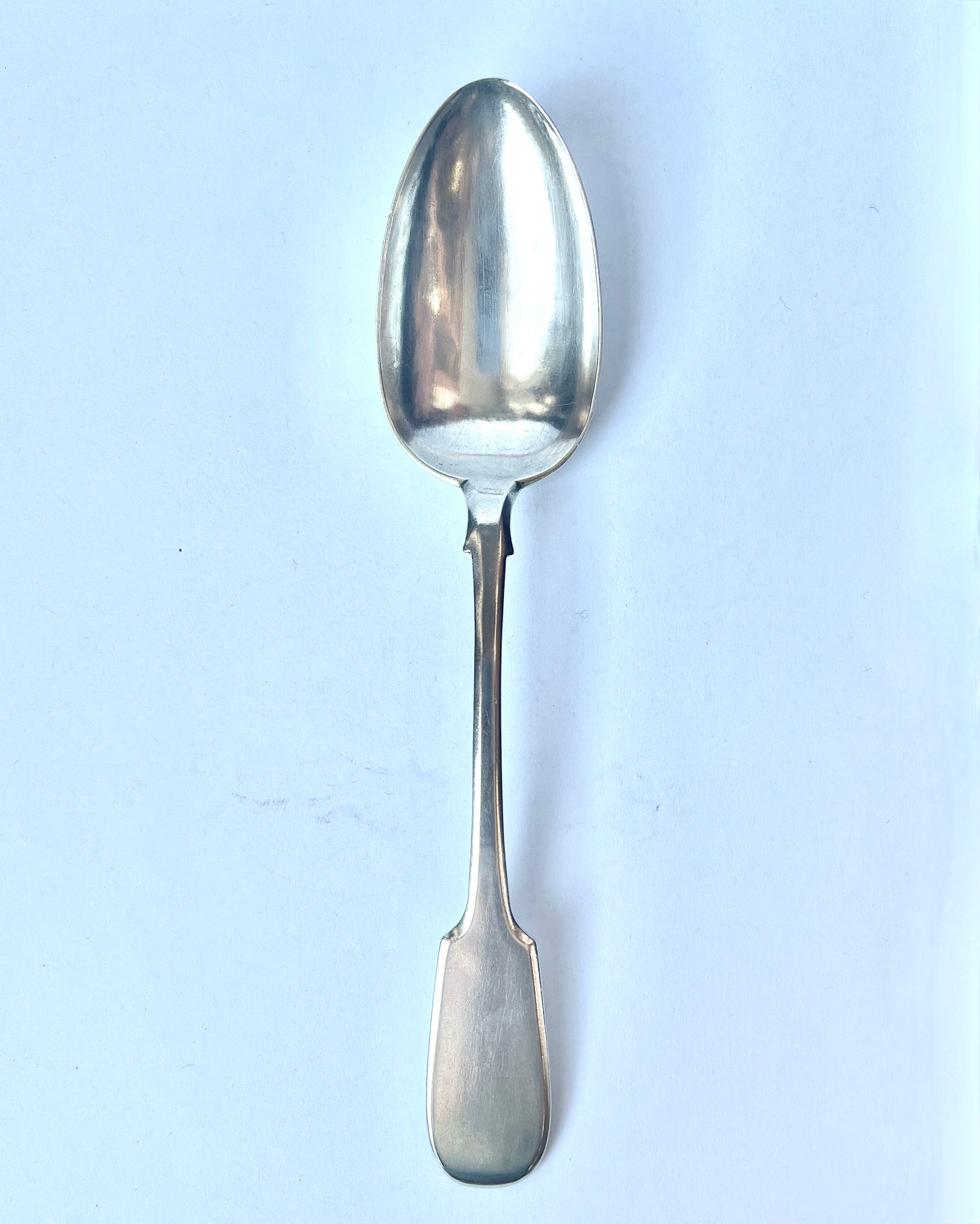 Individual Listing for elegant mid 19th century Chinese export silver spoon, 2 Available.