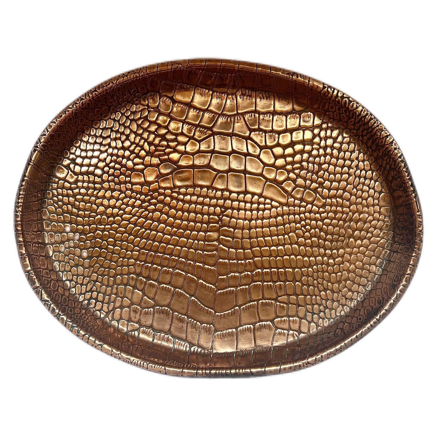 Bandeja antigua de cobre de Joseph Sankey & Sons Arts & Crafts, década de 1910-1920