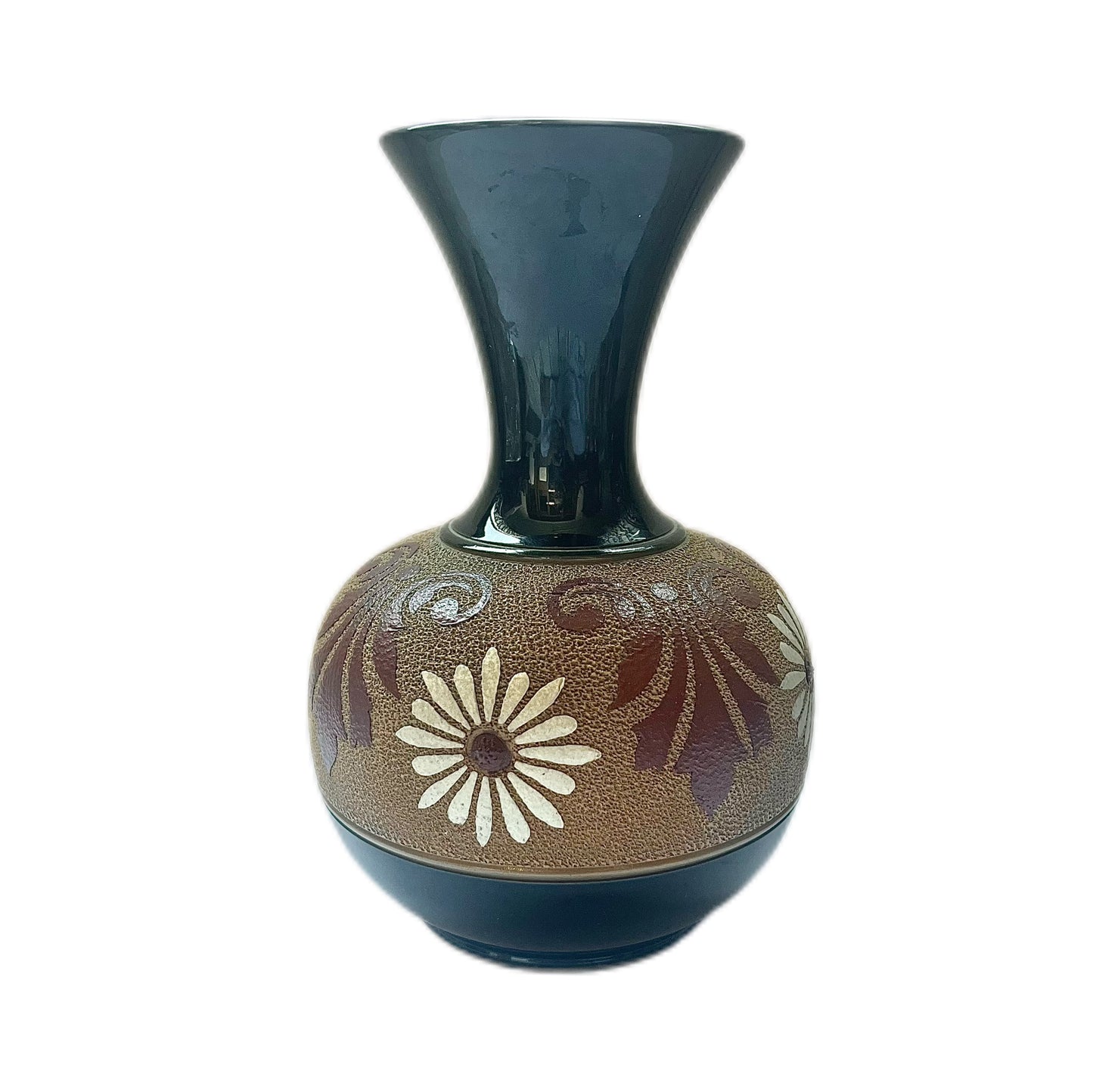 Pair of Art Nouveau stoneware vases, Langley Mill Pottery England