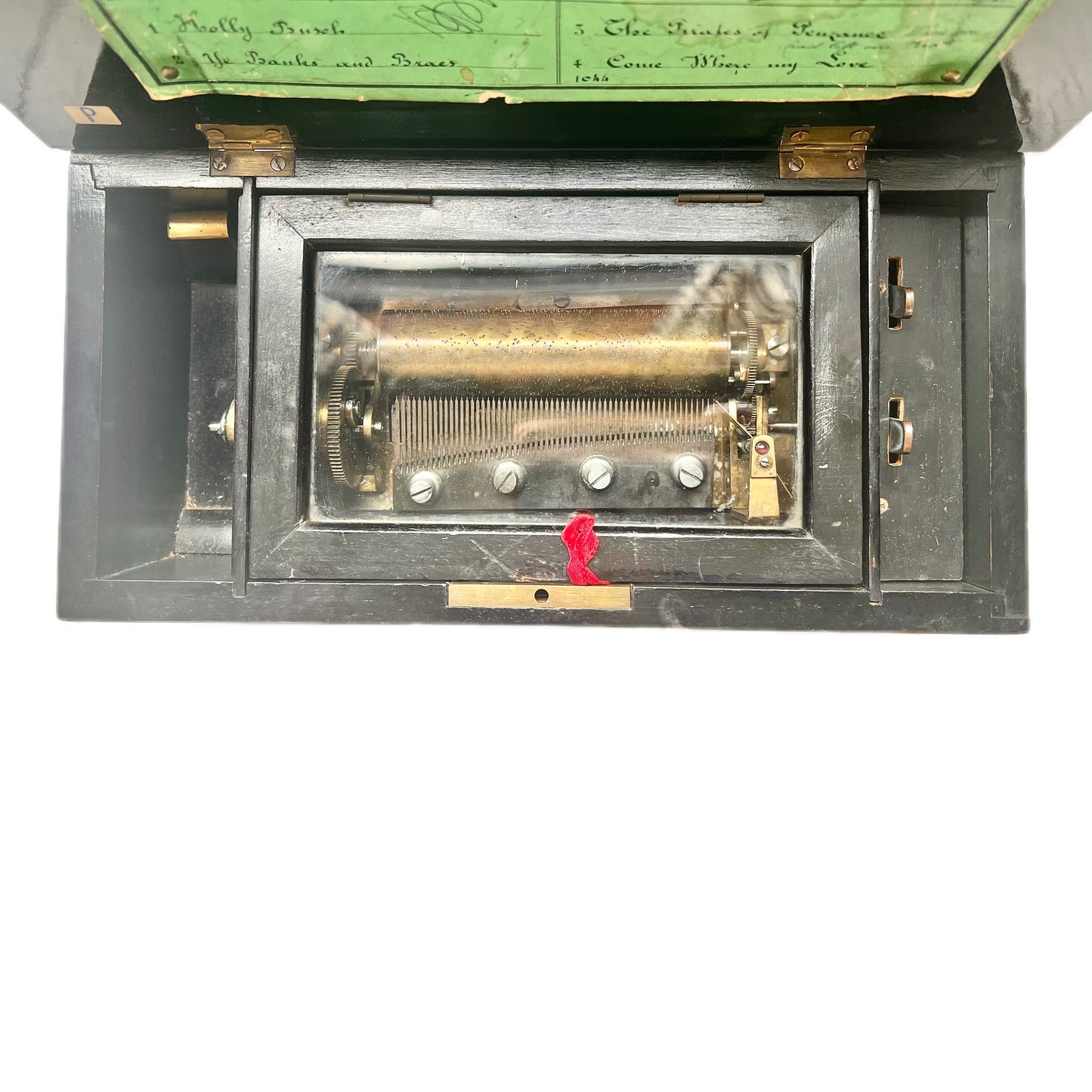 Rare antique French music box in working order circa 1885 by Jerome Thibouville Lamy, 4 Airs