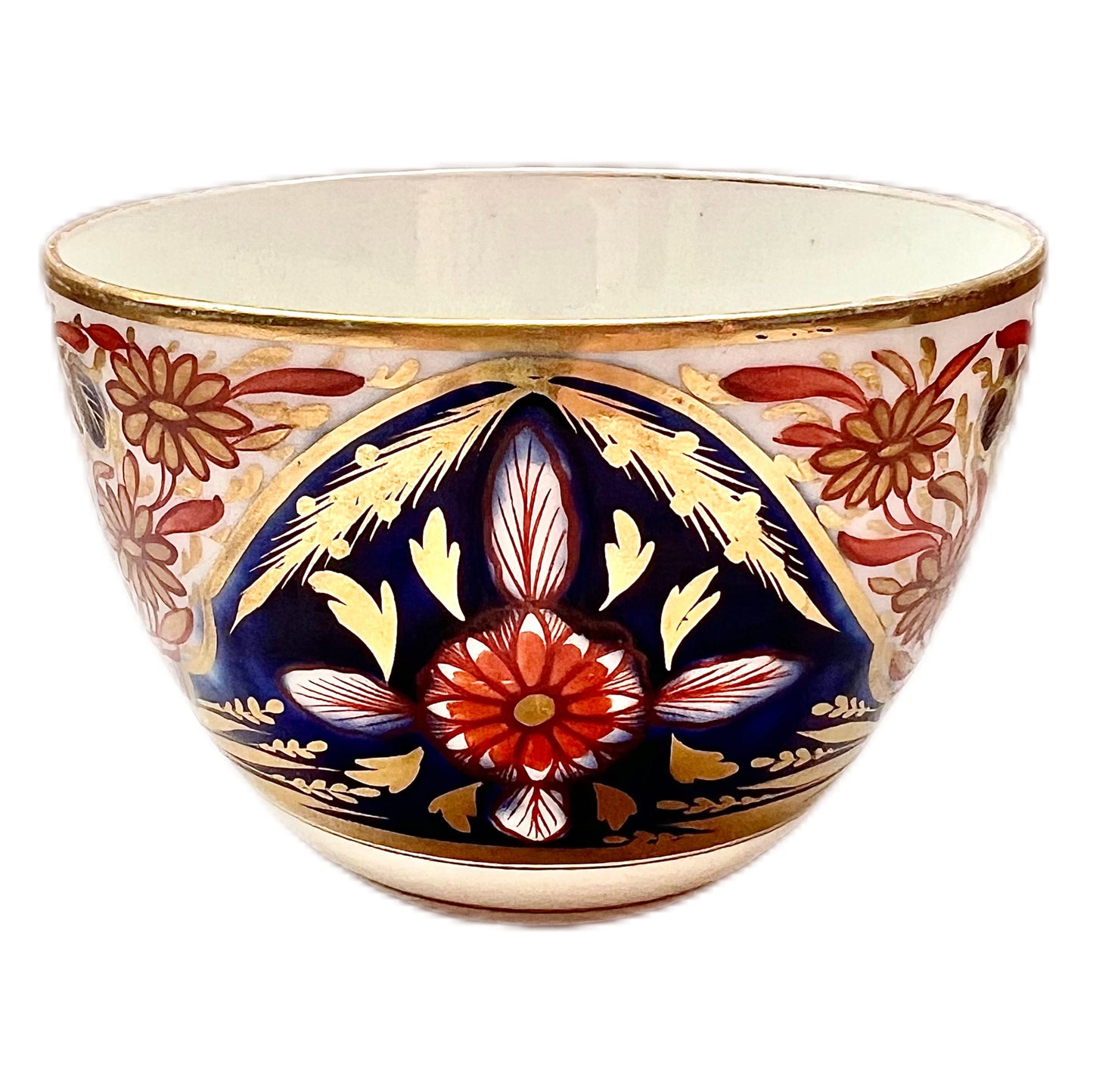 Regency period Minton hard paste porcelain Bute shaped teacup with ringhandle