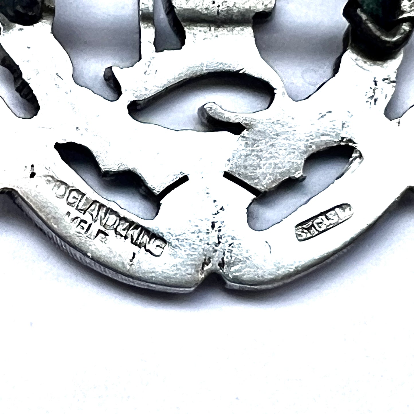 Insignia de competencia del ejército australiano en tiro de artillería, de plata esterlina, de Bridgland & King, de principios de la Primera y Segunda Guerra Mundial.