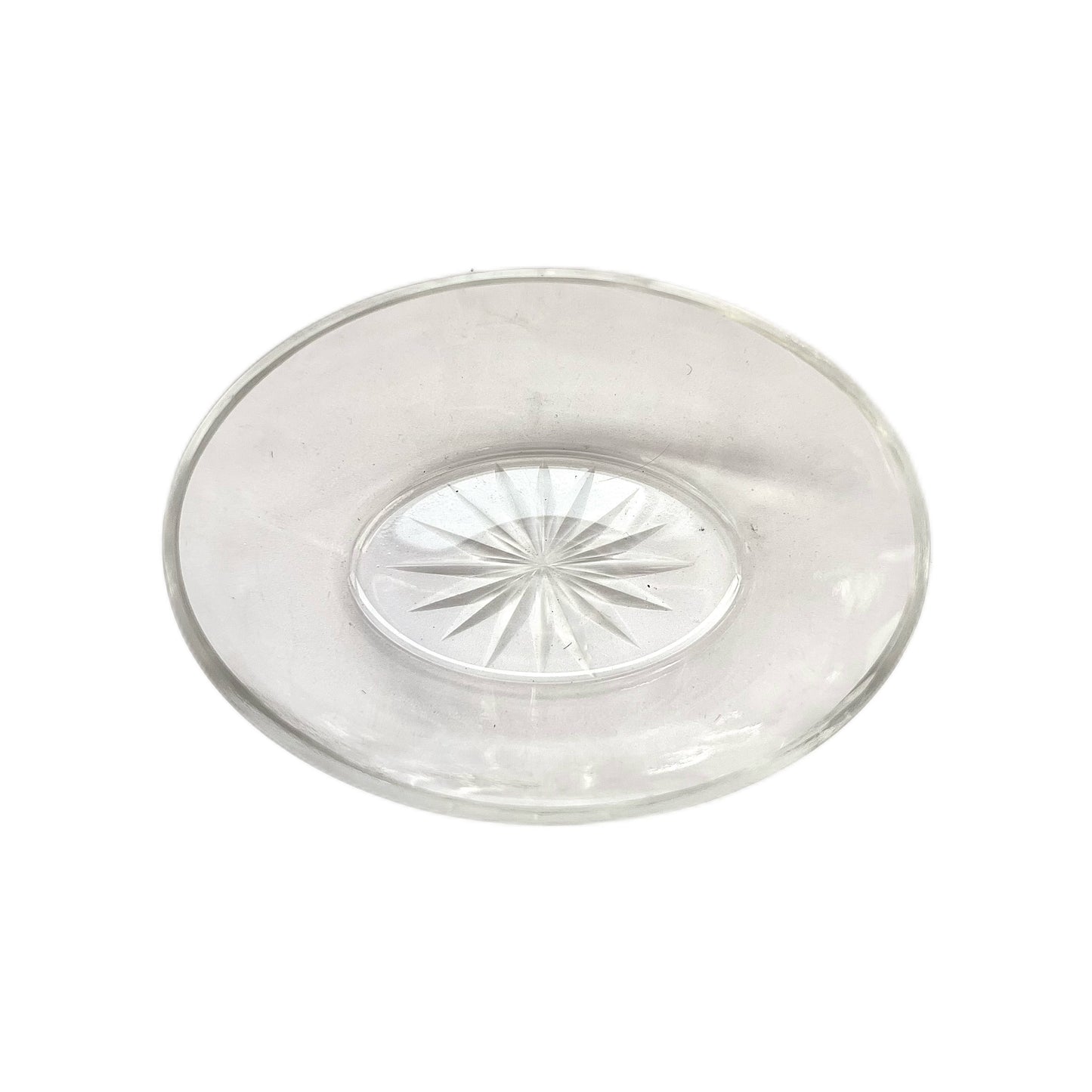 Antique .800 silver and cut glass Continental European sweetmeat or bonbon dish