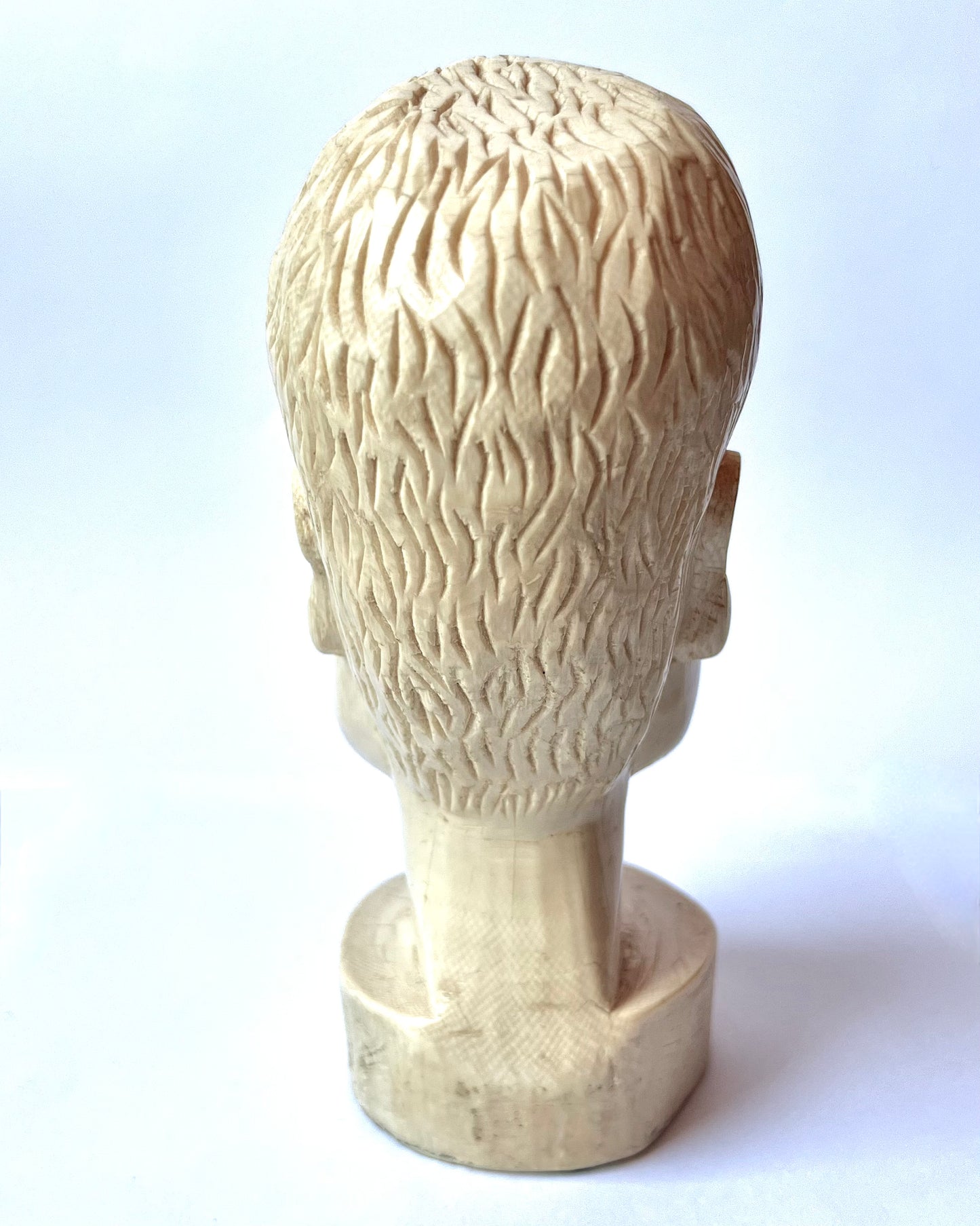 Rare monumental African Ivory Coast tribal head circa 1920s to 1930s