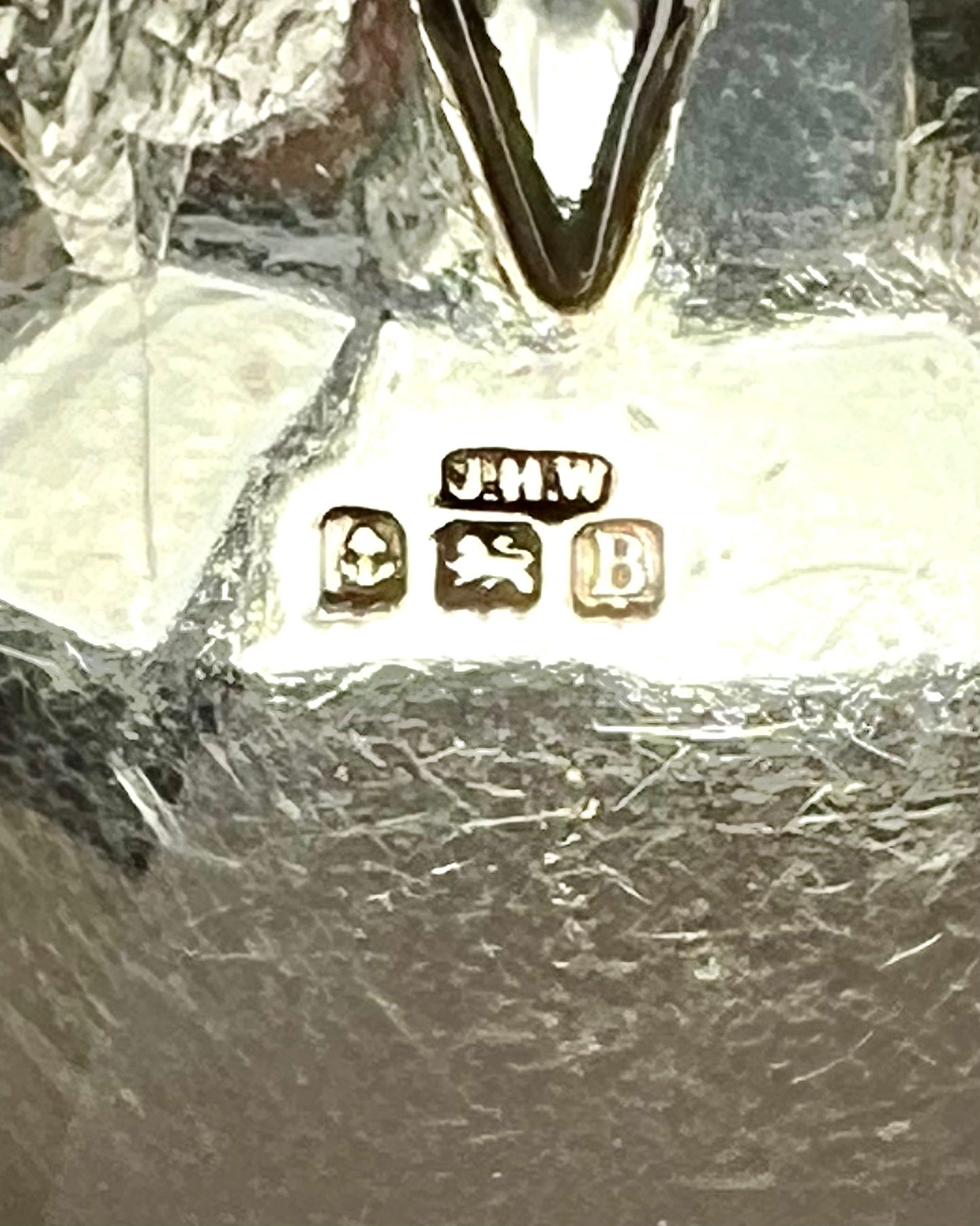 Cuchara de recuerdo rara, casi antigua, de Nueva Zelanda, de plata esterlina y jade nefrita, circa 1926