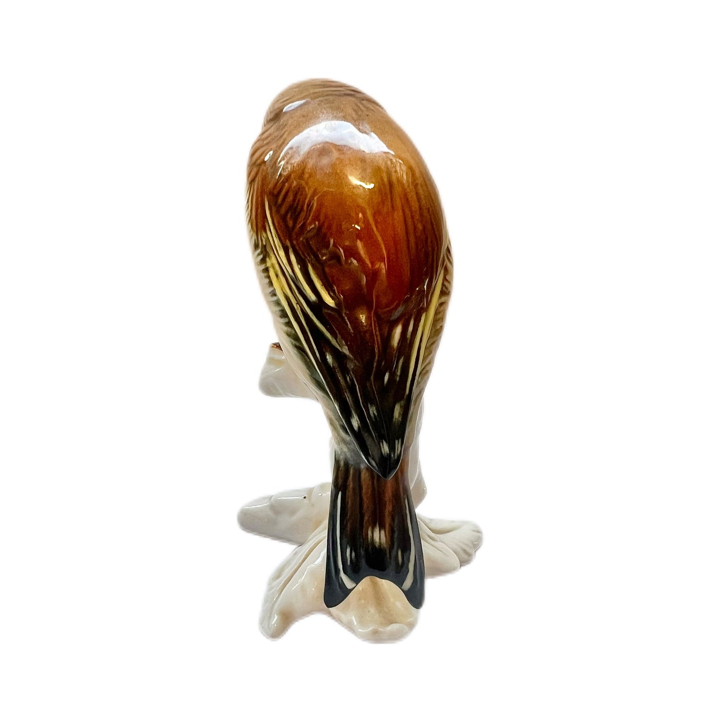 Figura de pájaro jilguero de porcelana de Karl Ens, principios del siglo XX