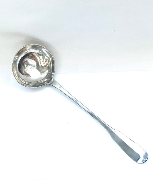 Antique 19th century French .950 silver ladle, hallmarked for Francois-Dominique Naudin