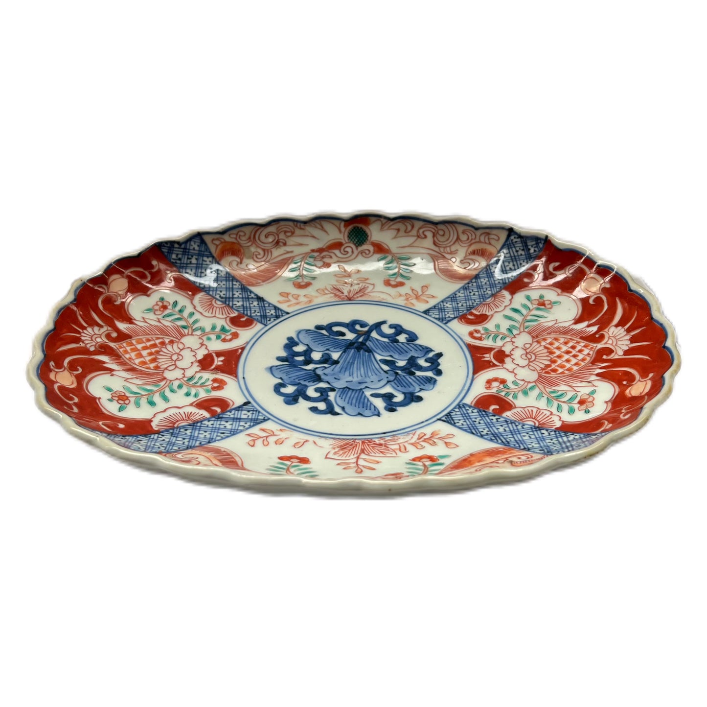 Hand painted mid Meiji Period (mid 19th century) Imari plate