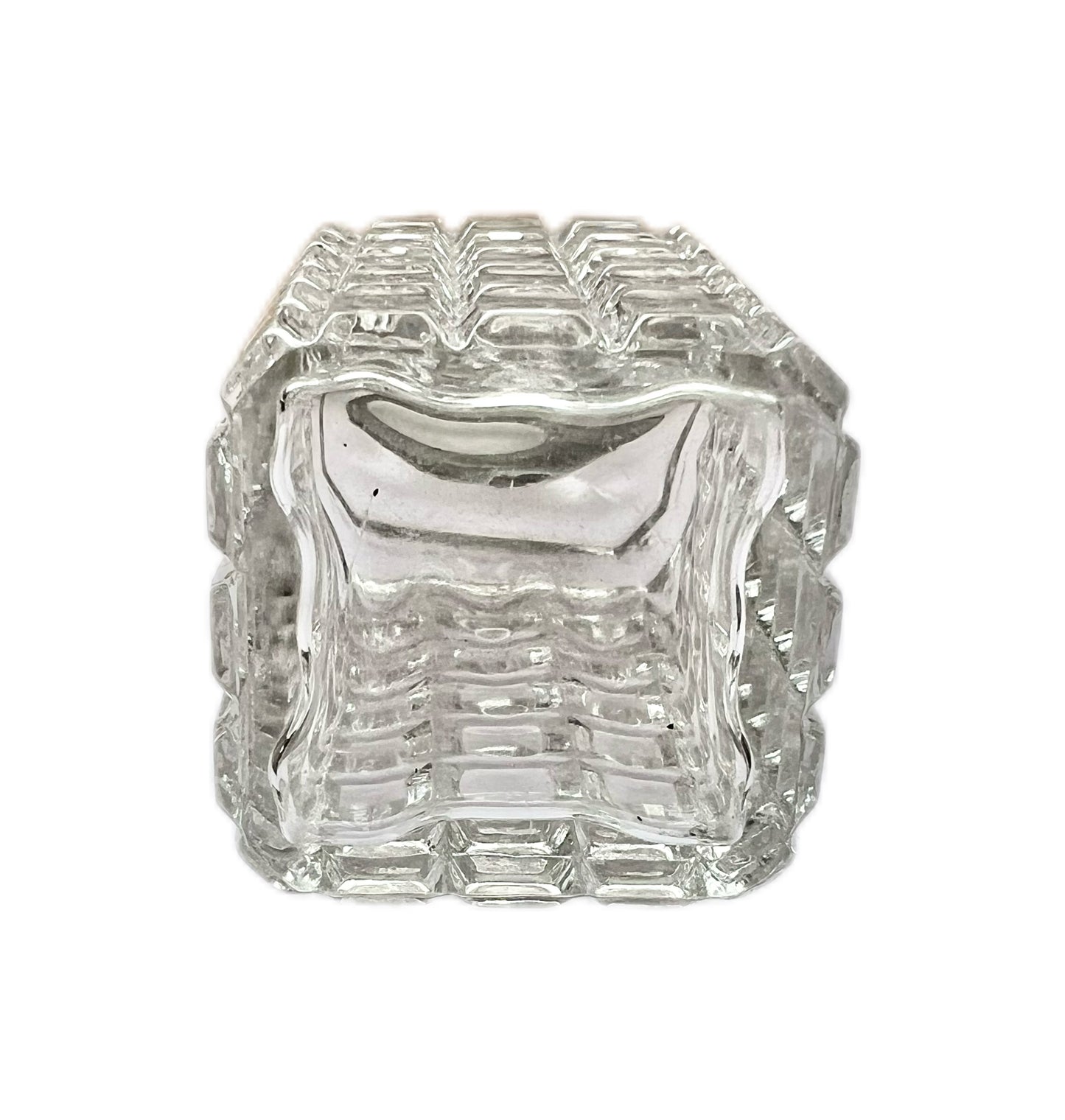 Antiguo frasco de perfume y artículos de tocador de plata esterlina y cristal tallado de la época eduardiana, Londres, 1907