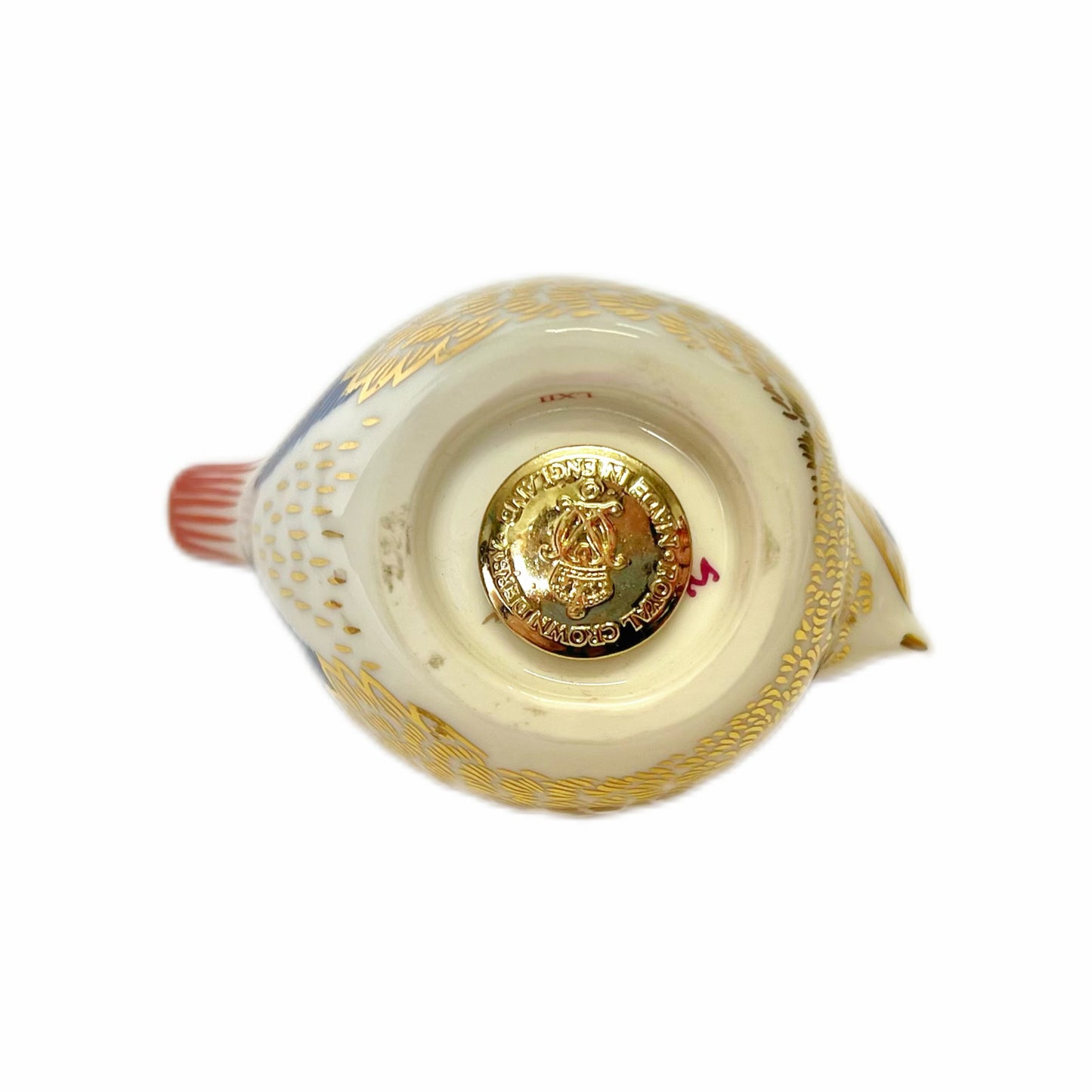Vintage Royal Crown Derby 1999 ‘Firecrest’ paperweight figurine, 1st quality