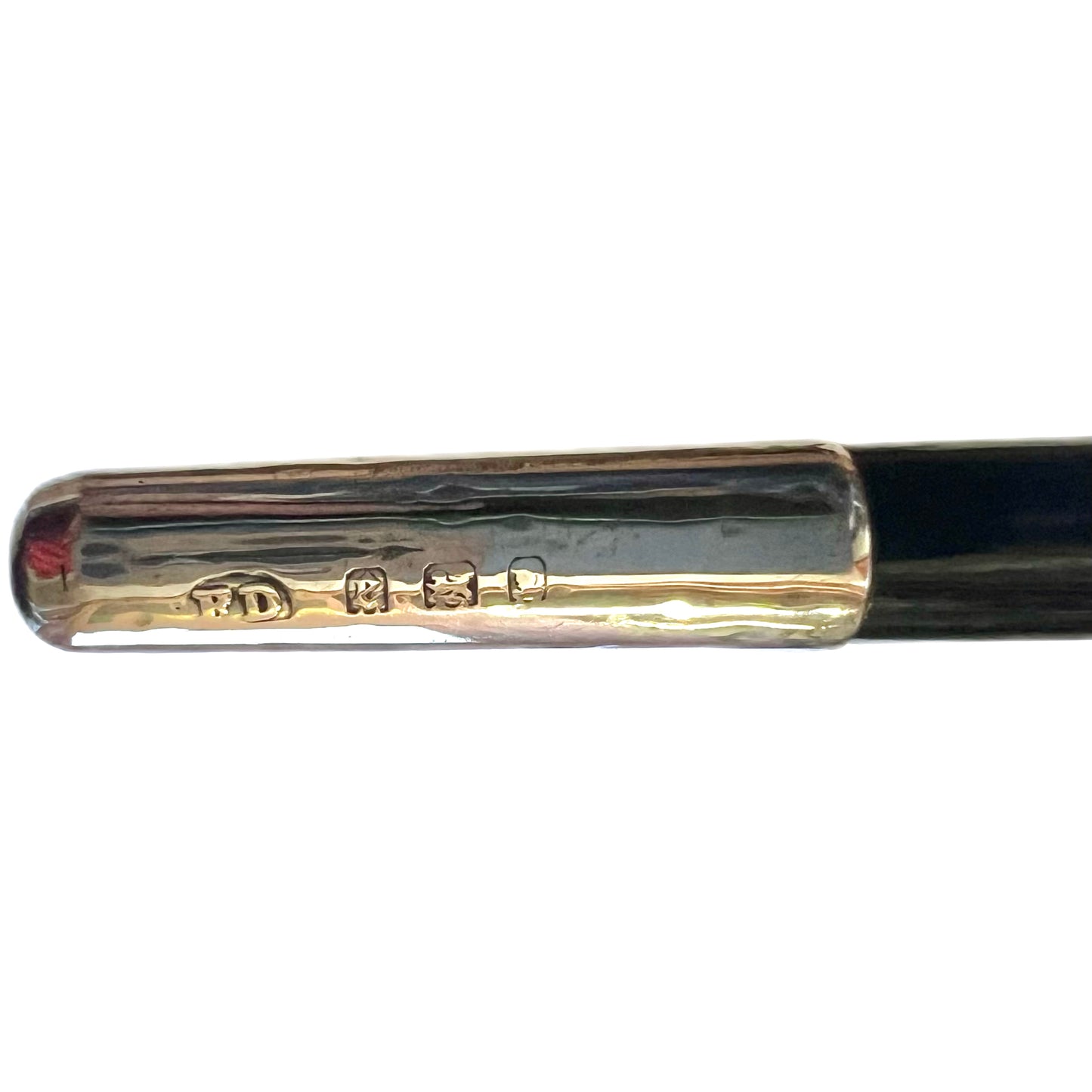 Antique George V ebony and sterling silver conductor’s baton