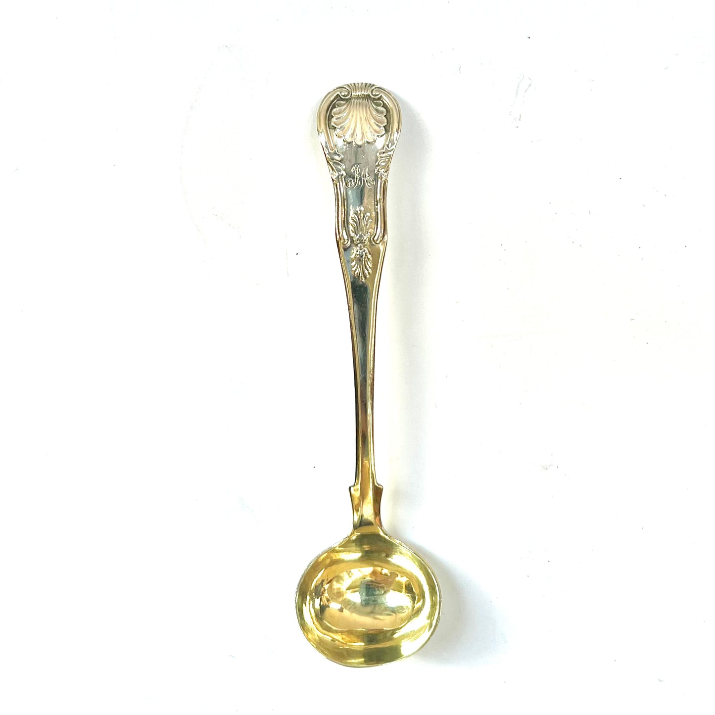 Cuchara para condimentos de plata escocesa de la época victoriana, con marcas de Edimburgo 1848, Robb & Whitlett