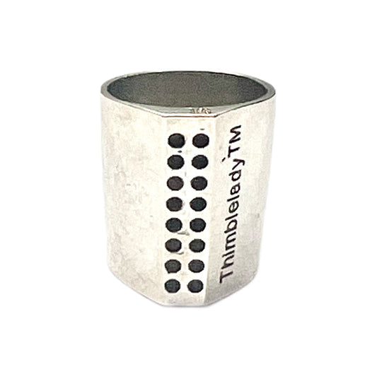 Vintage sterling silver size M/L Thimblelady ring, thimble ring