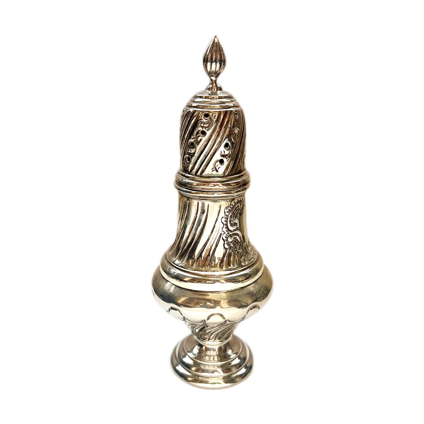 Vintage English sterling silver pepperette