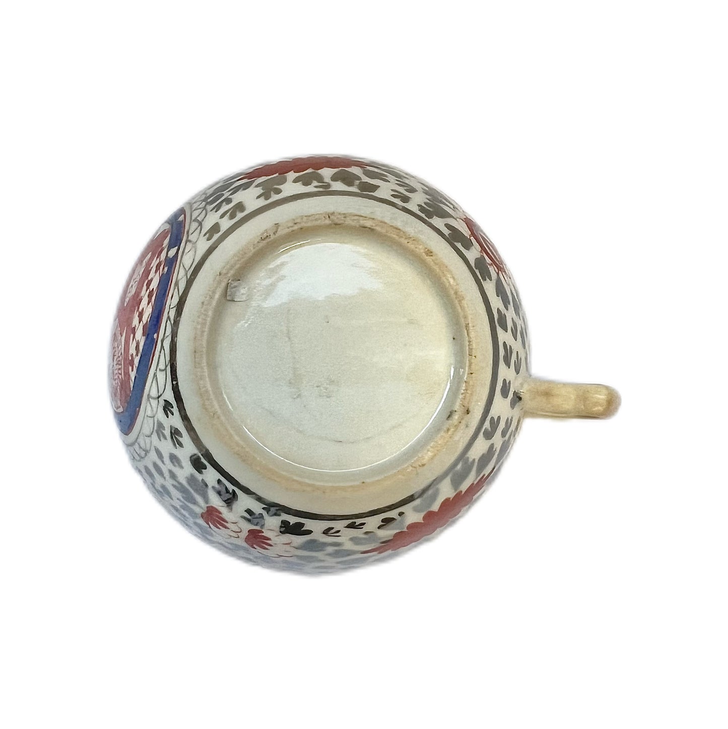 Rare Minton silver lustre Crazy Cow or Bengal Tiger teacup