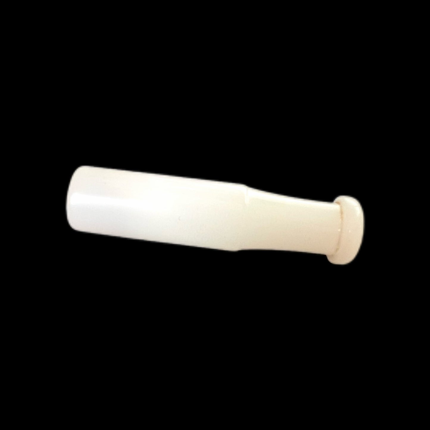 Vintage Chinese white jade cheroot holder