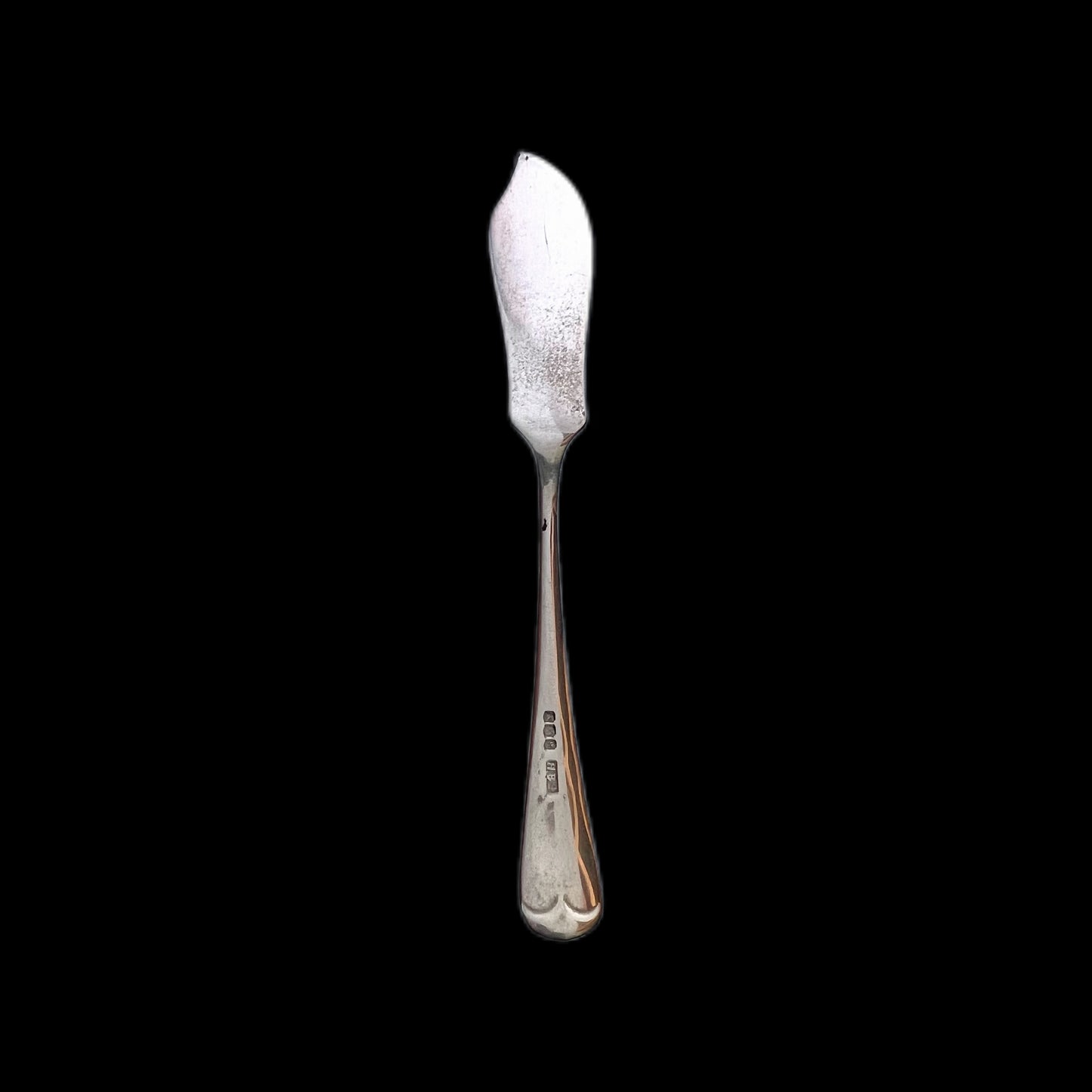 Vintage Hardy Bros Australian sterling silver butter spreader