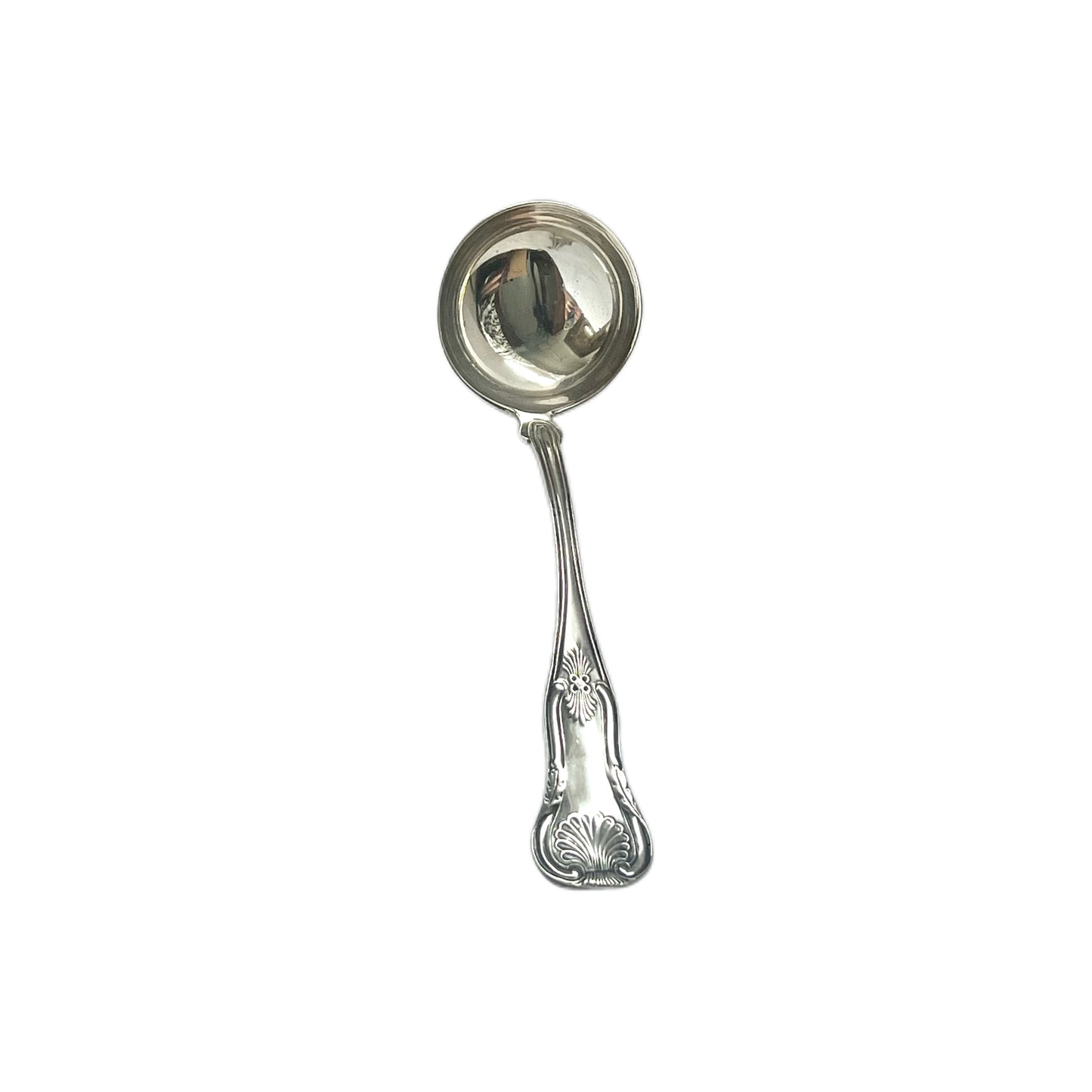 Antique George IV Regency Period Scottish sterling silver sauce ladle Kings Pattern