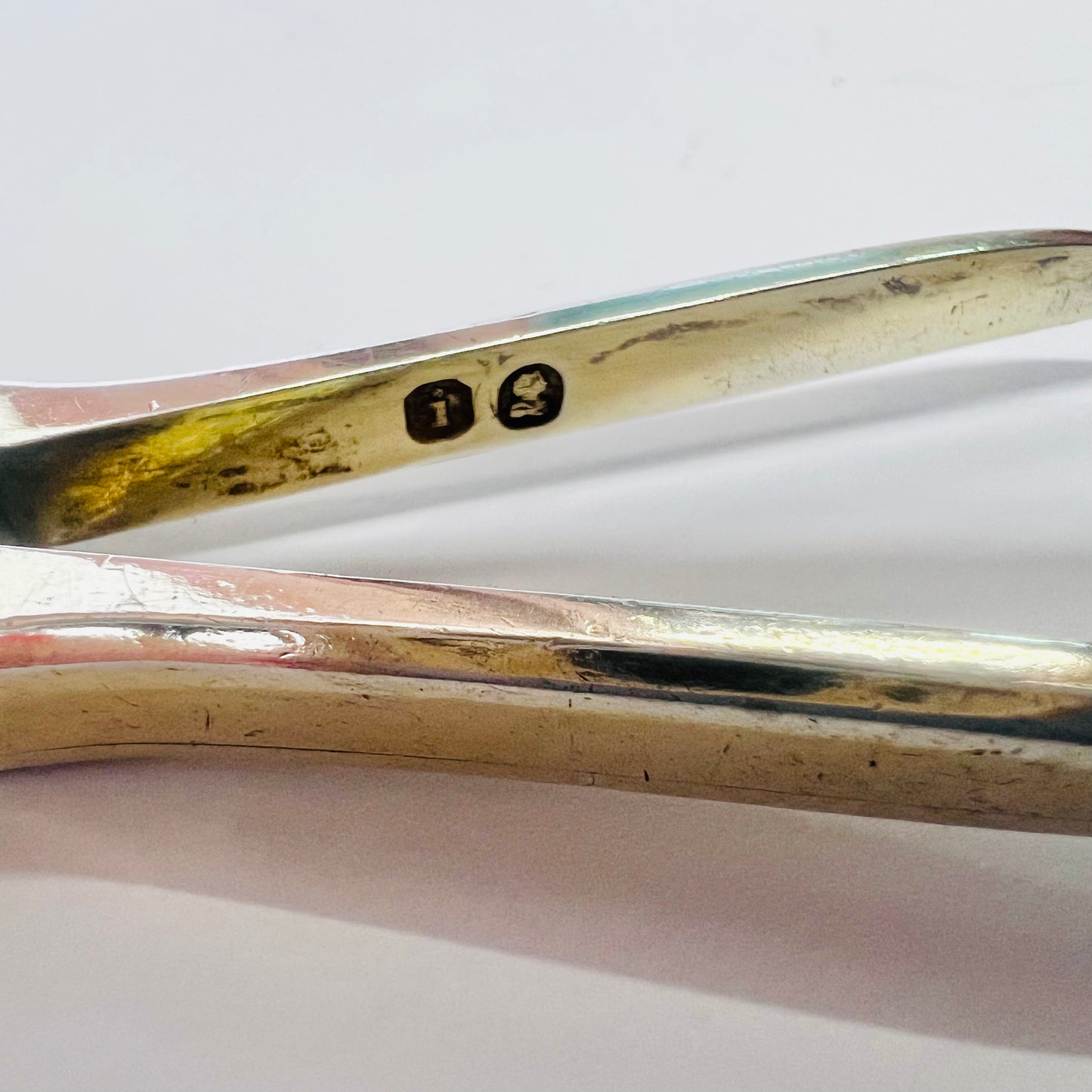 Pair of William IV sterling silver grape scissors with marks for London, 1824, William Eley II