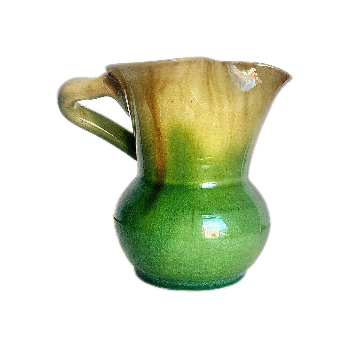 Vintage Australian Art Deco pottery Remued Early Series vase, pattern 118