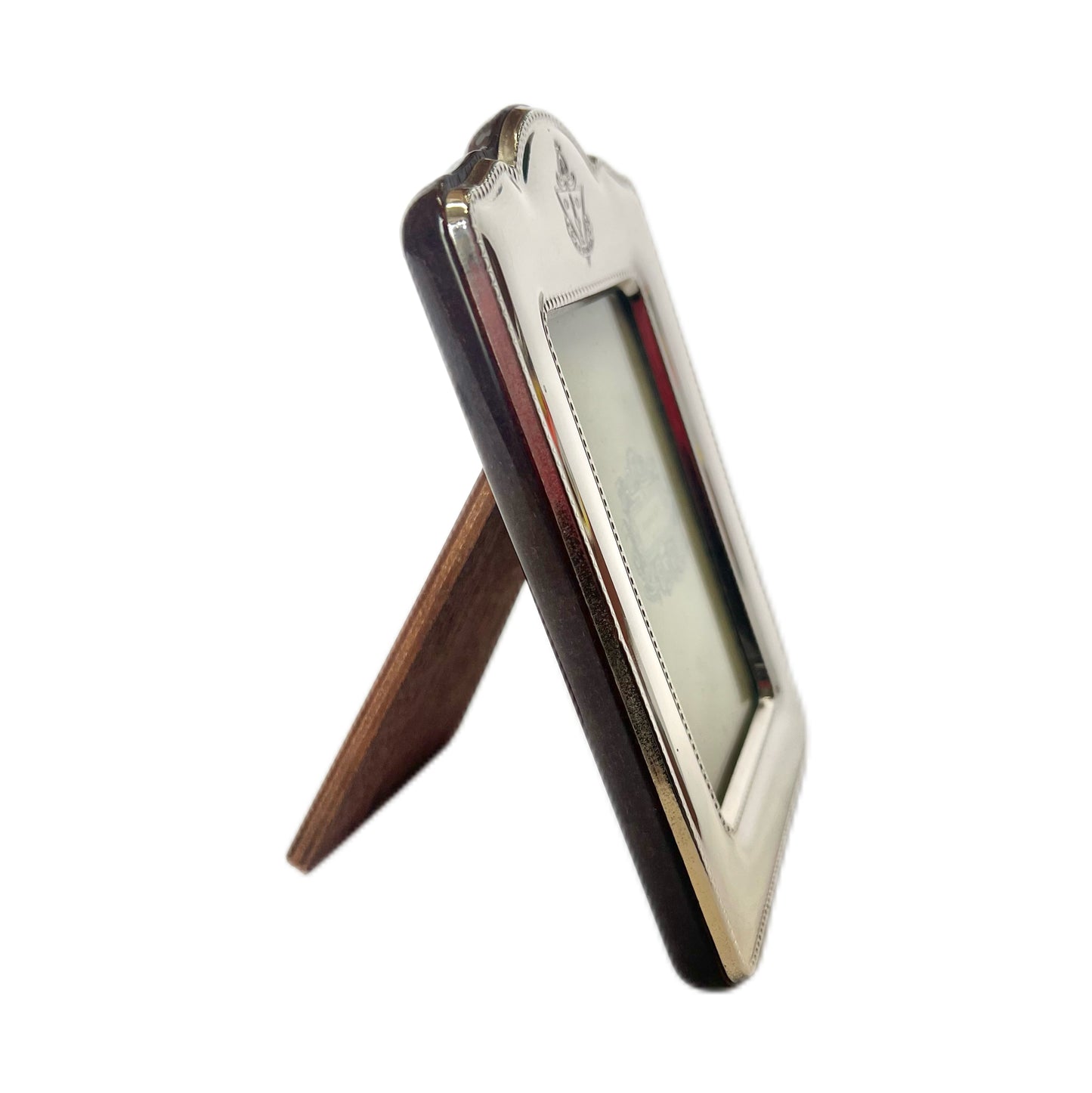 Vintage New Zealand Samuel Marsden Collegiate sterling silver photo frame